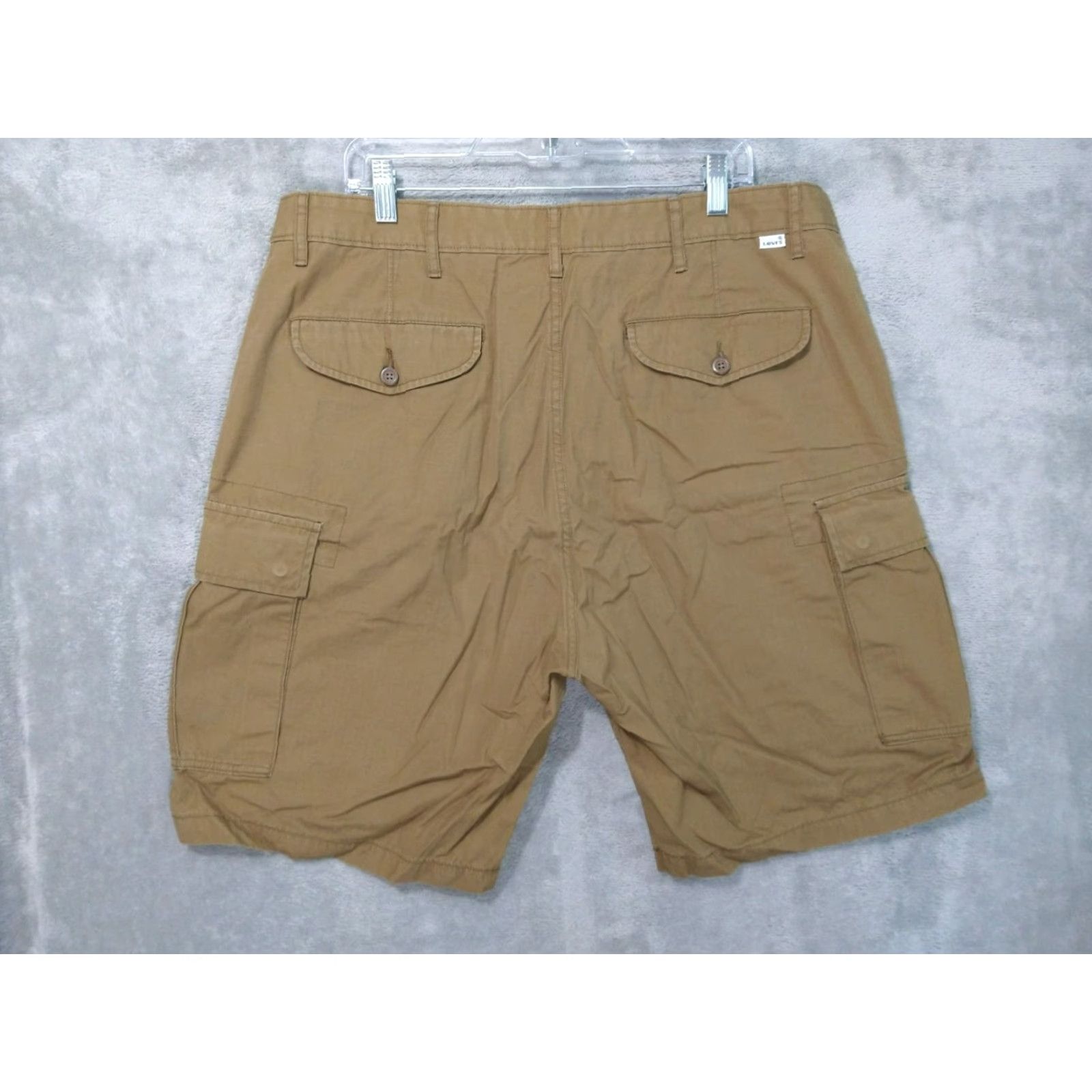 Levi's Levi's Shorts Mens 38 Brown Cargo Military Utility Ripstop Street Wear Grunge Size US 38 / EU 54 - 2 Thumbnail
