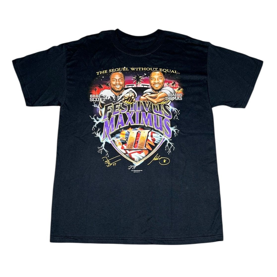 NFL × Vintage Vintage Baltimore Ravens Festivus Maximus NFL T-Shirt Size US L / EU 52-54 / 3 - 1 Thumbnail