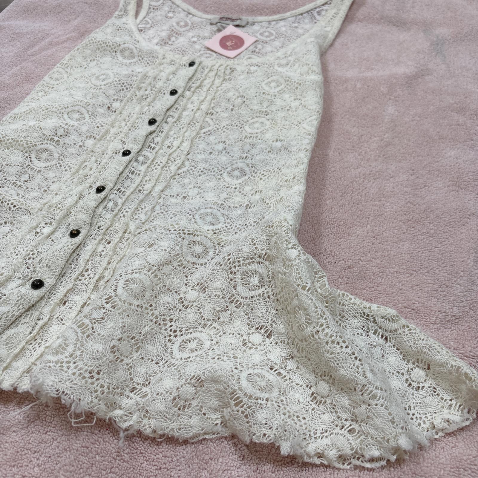 Arizona Jean Co. vintage arizona crochet cottage core top Size XL / US 12-14 / IT 48-50 - 3 Thumbnail