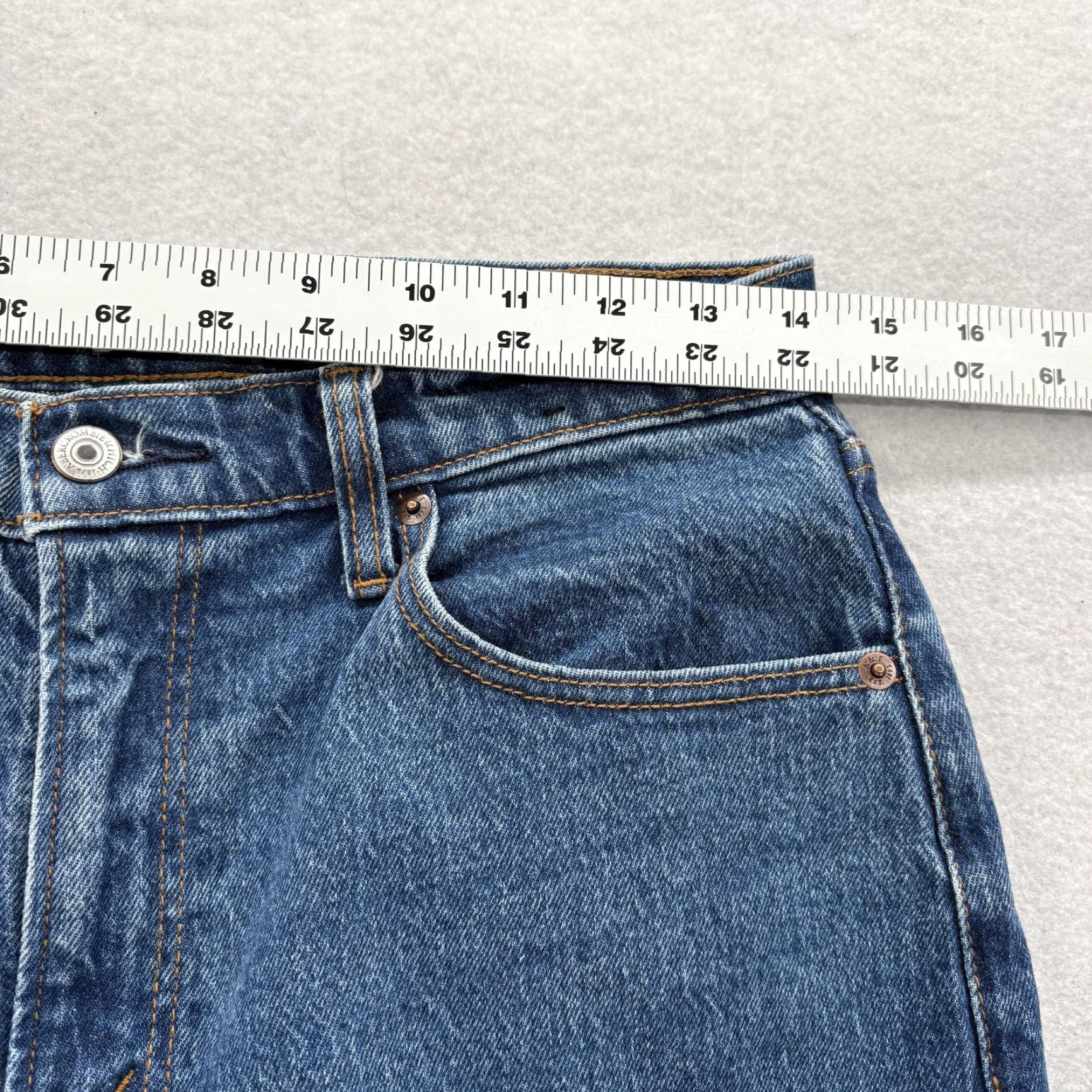 Abercrombie & Fitch Abercrombie & Fitch Jeans Womens 28/6S 90s Straight Ultra High Rise Curve Love Size 28" / US 6 / IT 42 - 6 Thumbnail