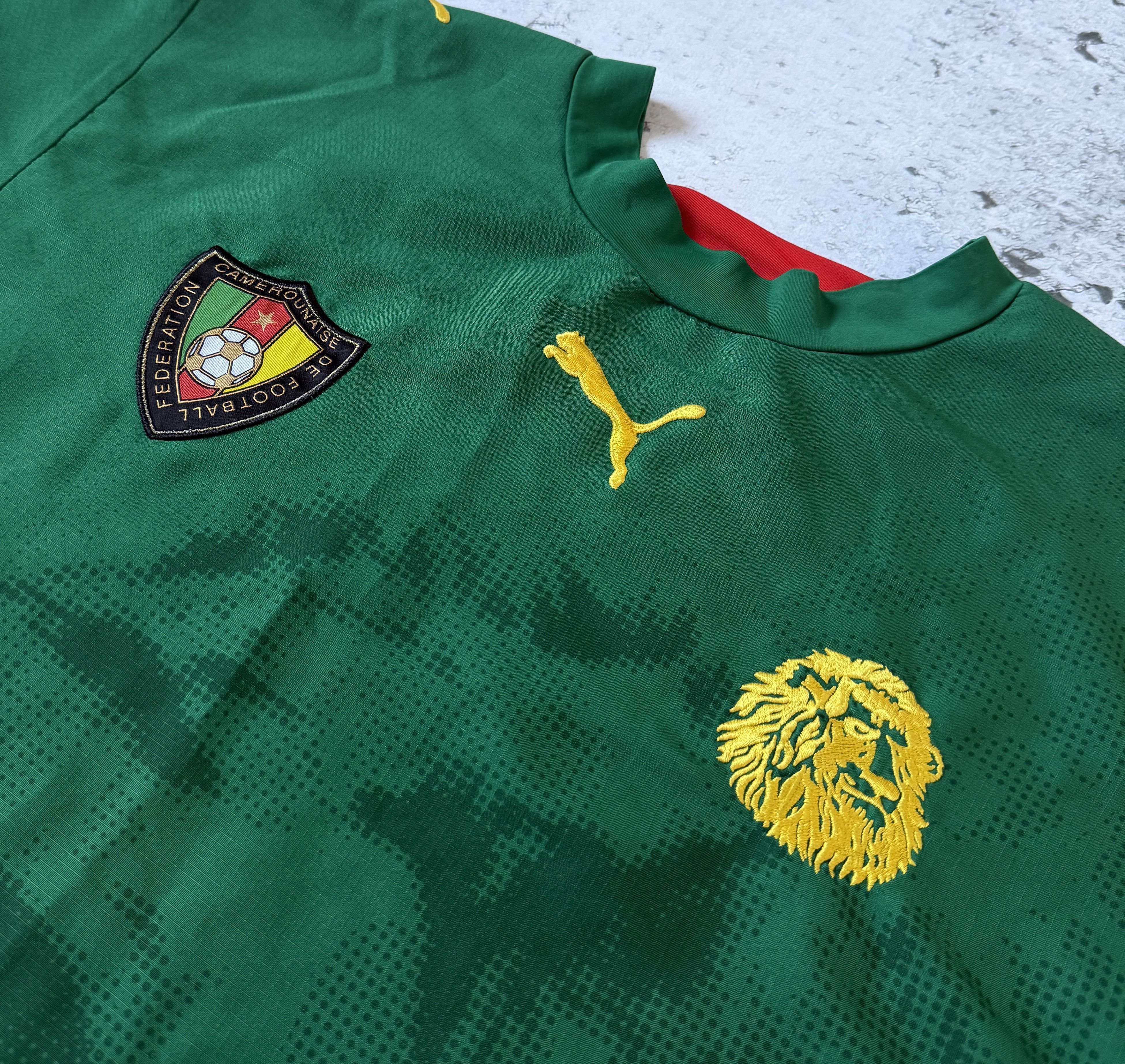 Puma CAMEROUN NATIONAL TEAM 2006/2007 HOME FOOTBALL SHIRT PUMA Size US M / EU 48-50 / 2 - 1 Thumbnail