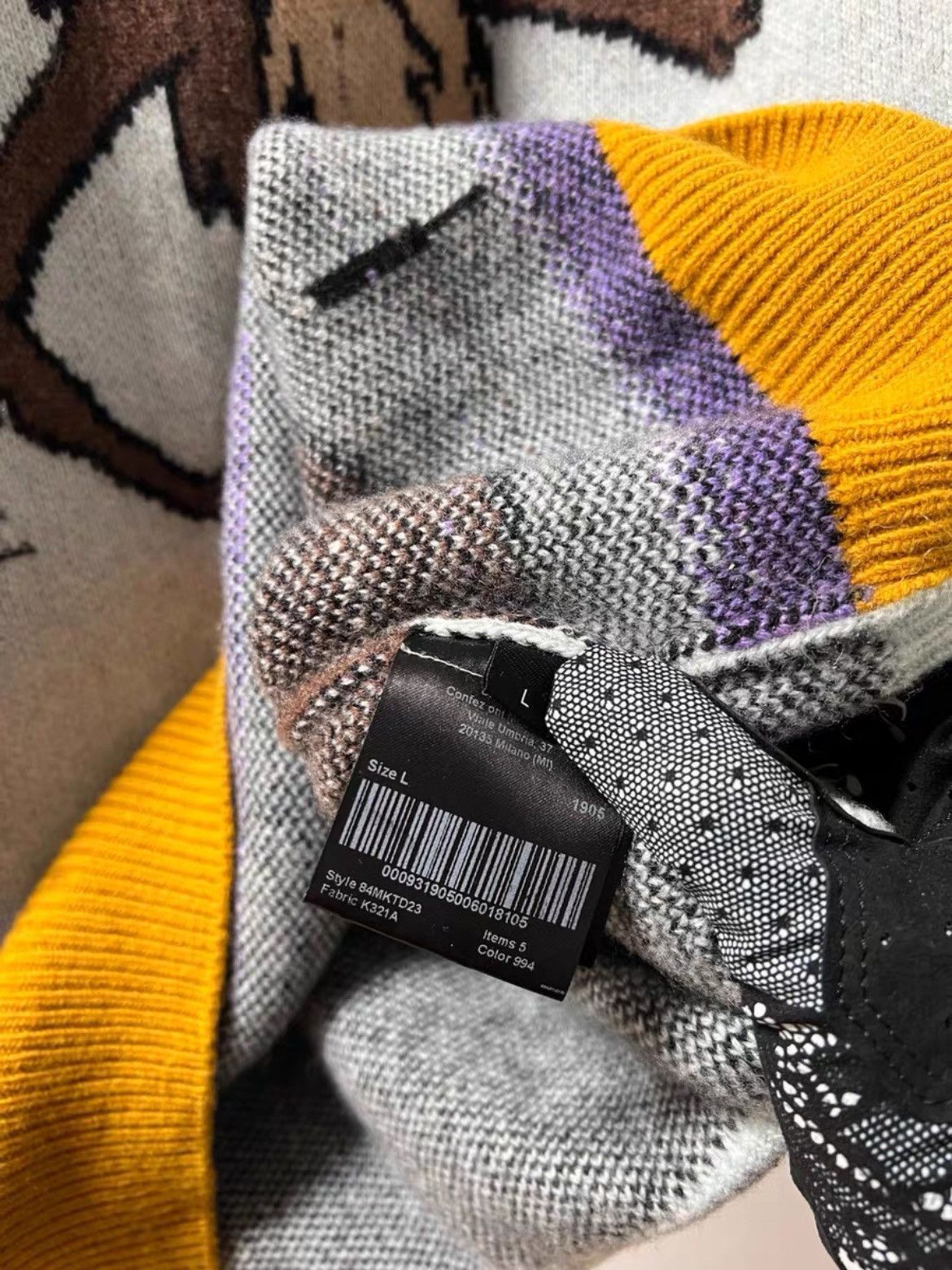 Raf Simons Calvin Klein 205W39NYC x Raf Simons Carton Knitwear Size US L / EU 52-54 / 3 - 9 Thumbnail