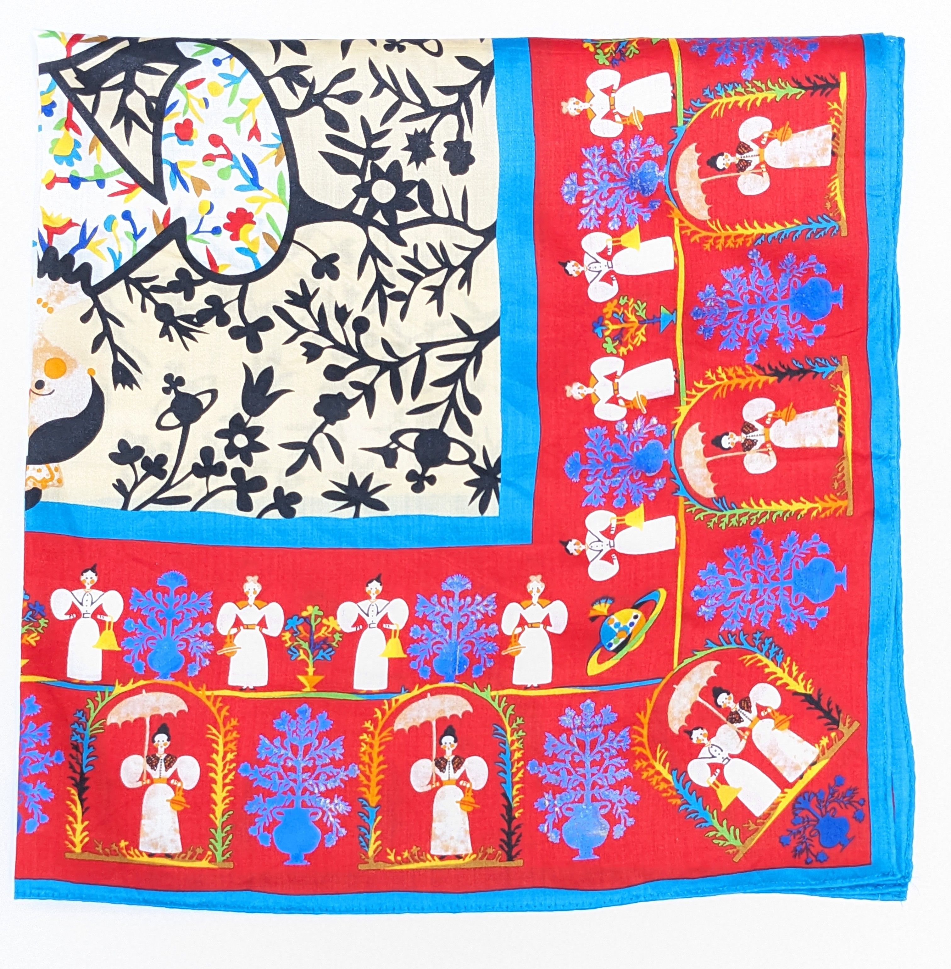 Vivienne Westwood Vivienne Westwood Orb Folk Art Handkerchief Size ONE SIZE - 1 Thumbnail