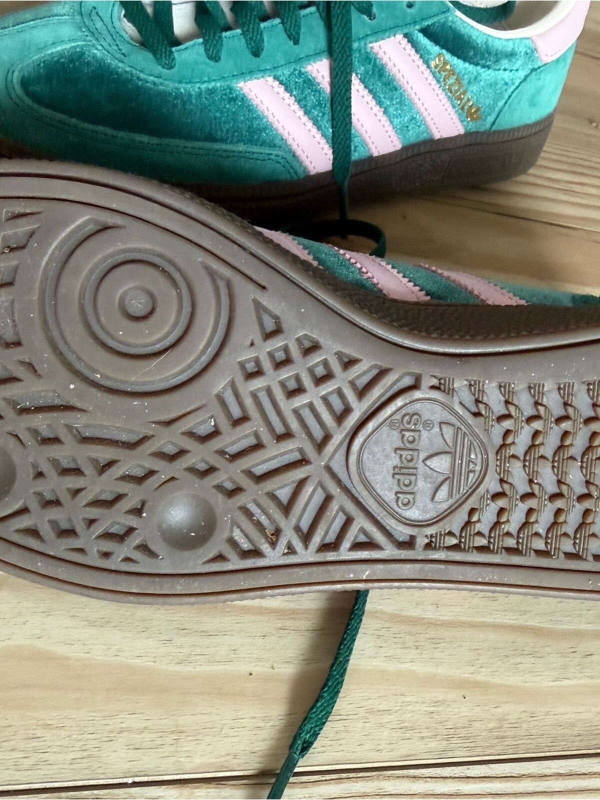 Adidas adidas Teal and Pink Suede Sneakers Size US 7 / IT 37 - 3 Thumbnail