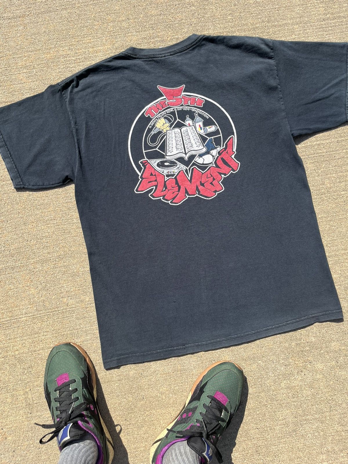 Rap Tees VINTAGE Y2K THE5TH ELEMENT HIP-HOP T-SHIRT Size US L / EU 52-54 / 3 - 3 Thumbnail