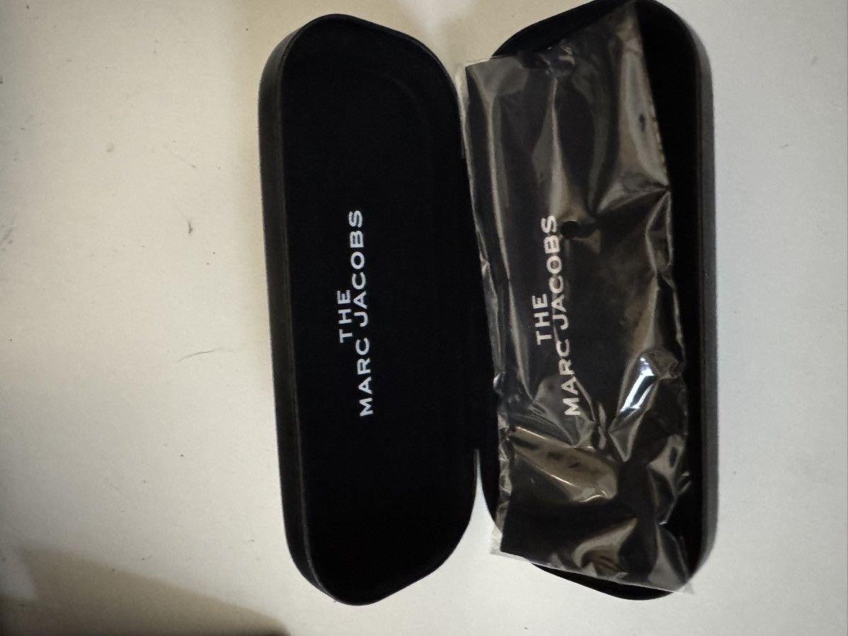 Marc Jacobs Marc Jacobs 00s Red and Transarent Plastic Glasses Size ONE SIZE - 5 Thumbnail
