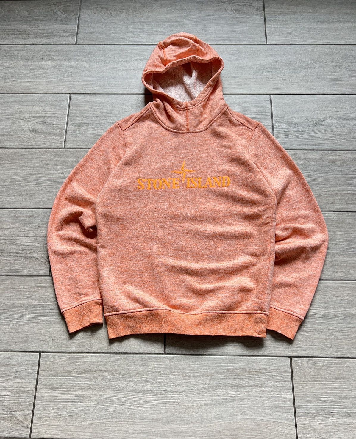 Stone Island × Vintage Stone Island Vintage Hoodie Big Logo Size US S / EU 44-46 / 1 - 2 Thumbnail