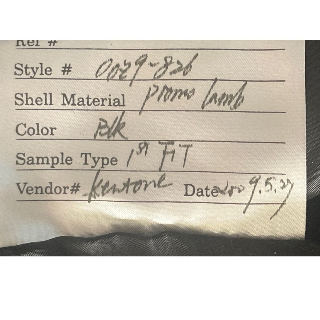 Other Black Leather Zip Front Jacket Sz. M - Sample first fit Size M / US 6-8 / IT 42-44 - 10 Thumbnail
