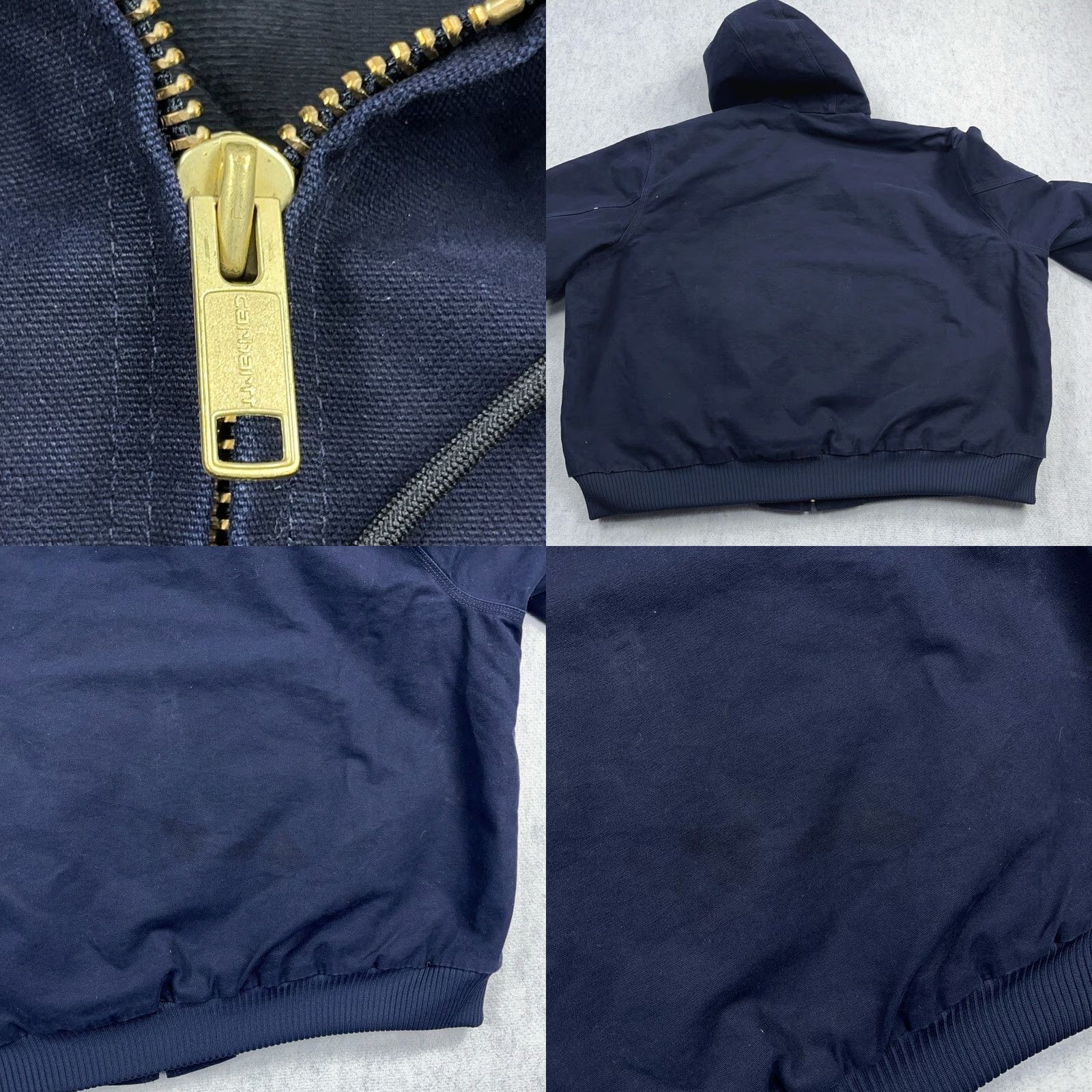 Carhartt VINTAGE Carhartt Jacket Mens 4XL Navy Blue J130 MDT Quilted Lined Hooded Canvas VTG Size US XXL / EU 58 / 5 - 8 Thumbnail