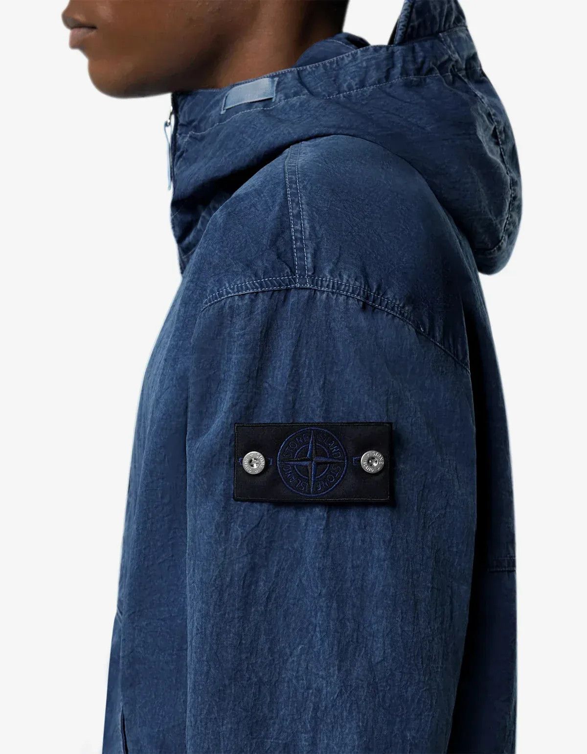Stone Island Stone Island Denim ResearchHollowFibre Nylon Indigo-TCJacket Size US XL / EU 56 / 4 - 3 Thumbnail