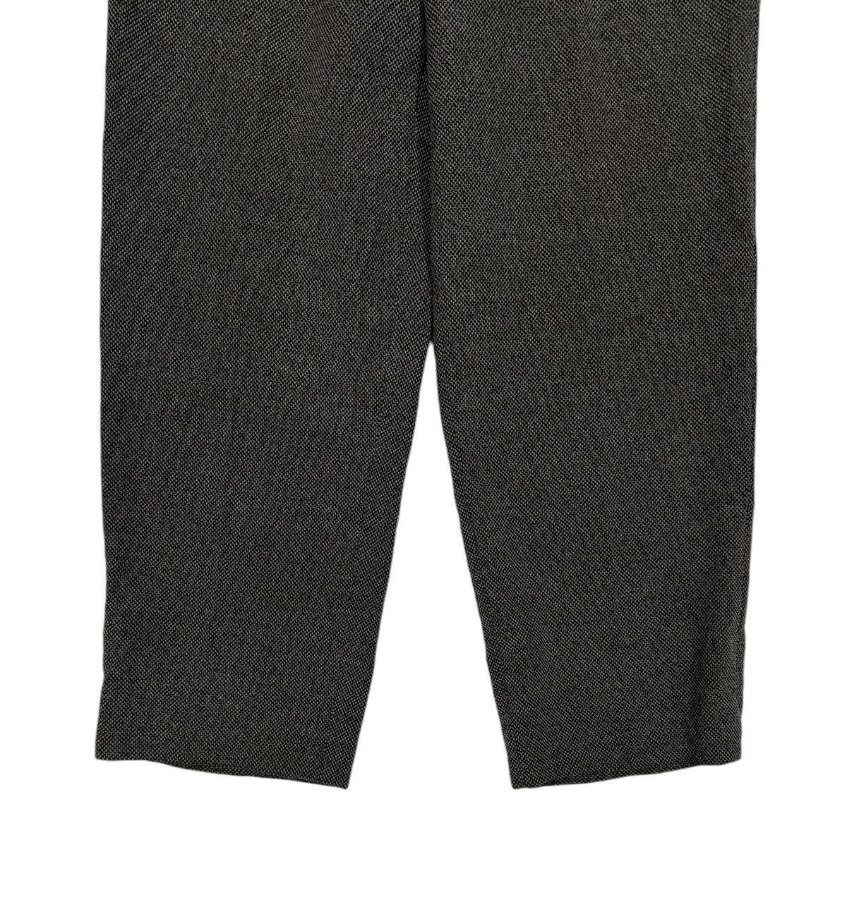Kansai Yamamoto Vtg🔥90’s Kansai Man Casual Salt & Pepper Pants Size US 34 / EU 50 - 4 Thumbnail