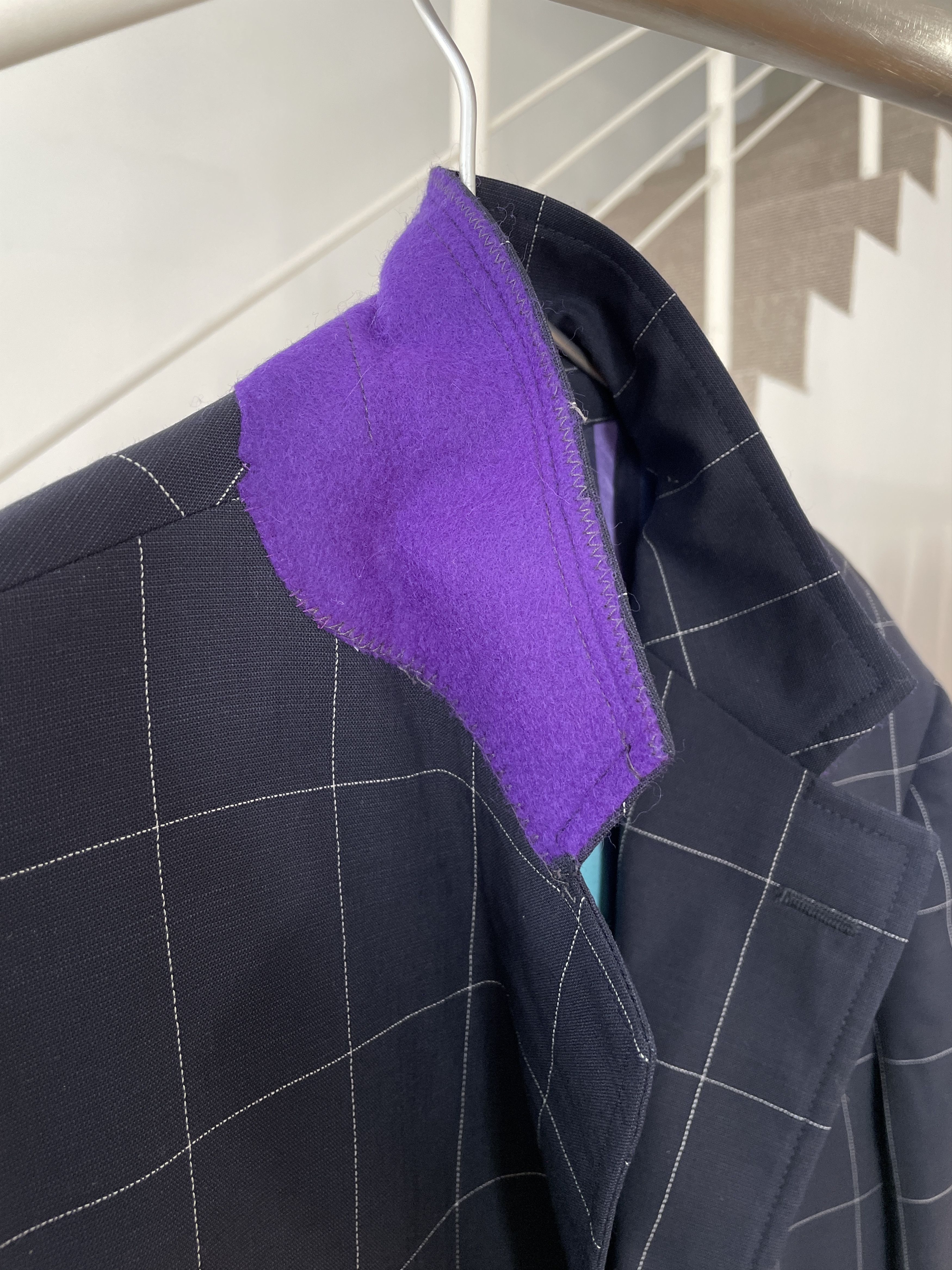 Etro ETRO Jacket Coat Blazer Trousers Suit Plaid Wool A7923 Size 40R - 6 Thumbnail