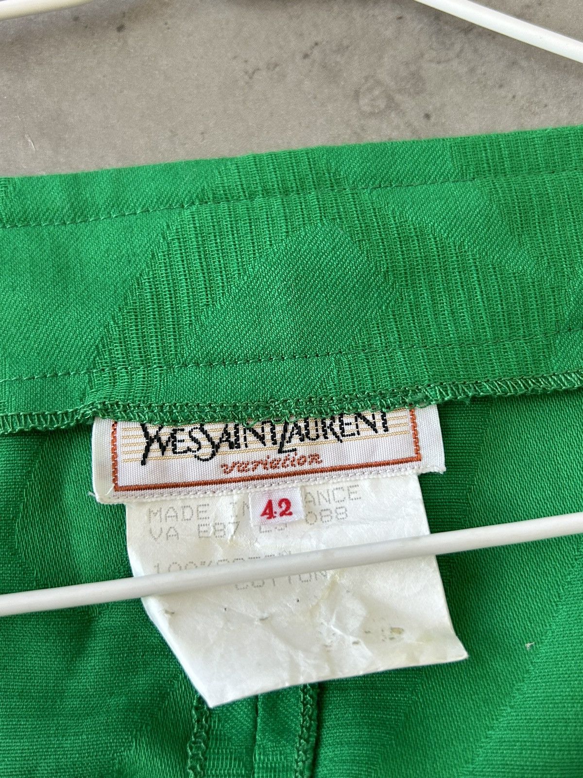 Yves Saint Laurent Yves Saint Lauren Vintage elegant green blazer old money Size M / US 6-8 / IT 42-44 - 10 Thumbnail