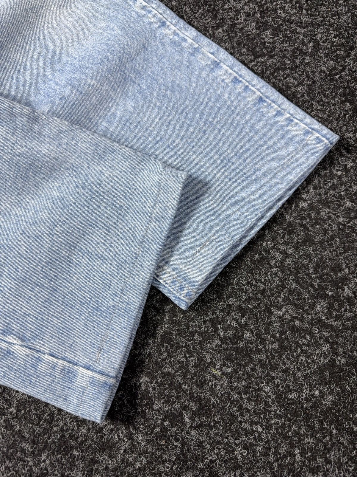 Wrangler 90s Wrangler Western USA Cowboy Light Wash Baggy Jeans Retro Size US 35 - 3 Thumbnail
