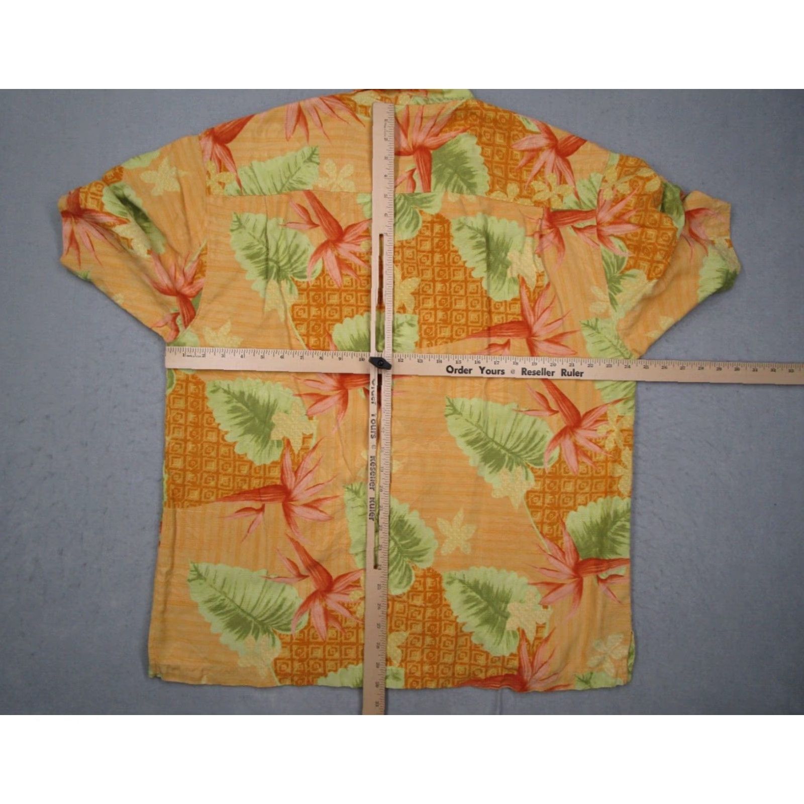 Tommy Bahama VINTAGE Tommy Bahama Shirt Mens XL Orange Floral Button-Up Silk Hawaiian Tiki Size US XL / EU 56 / 4 - 5 Thumbnail