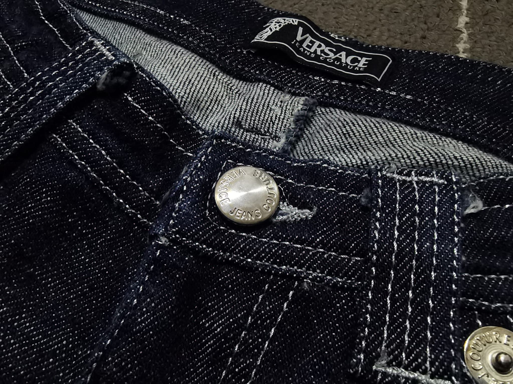 Versace VERSACE JEANS COUTURE bootcut woman jeans w30 22353 Size 30" / US 8 / IT 44 - 5 Thumbnail