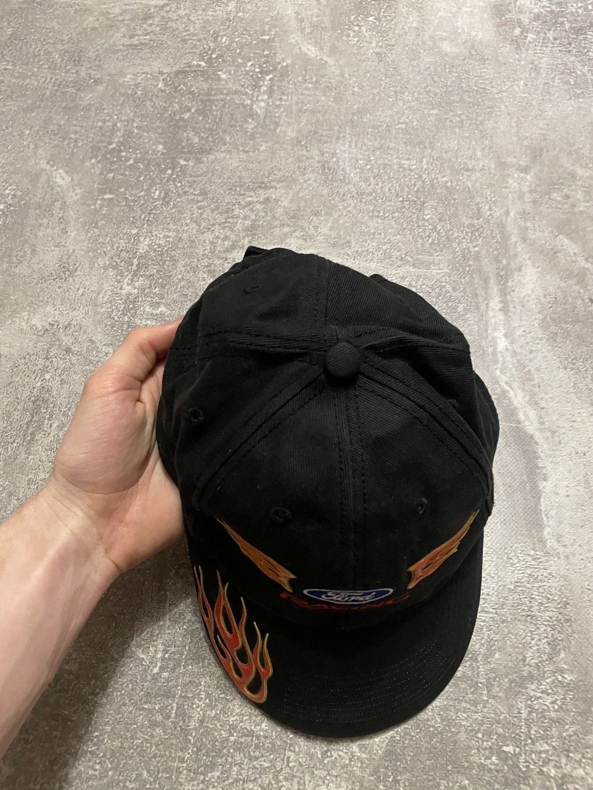 Ford × NASCAR Vintage Ford Racing Nascar Flame Cap Hat Size ONE SIZE - 10 Thumbnail