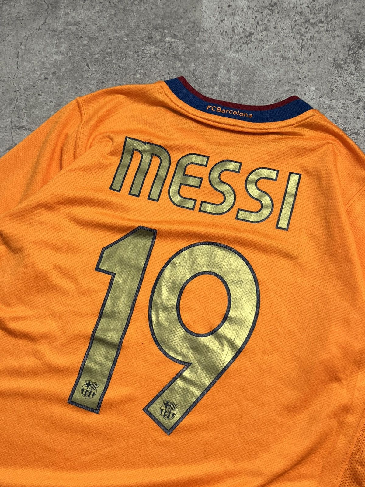 Nike 2007-08 Barcelona Away Messi #19 Nike Size US XS / EU 42 / 0 - 4 Thumbnail