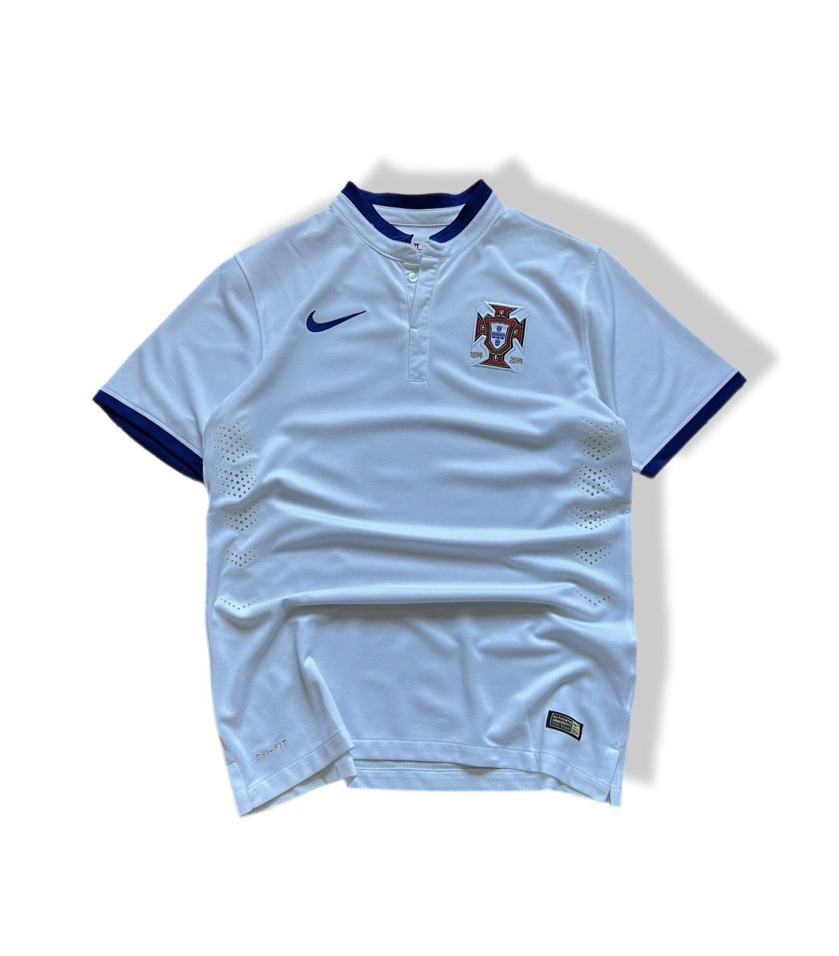 Nike Nike Portugal National Team Soccer Jersey White Size US L / EU 52-54 / 3 - 1 Thumbnail