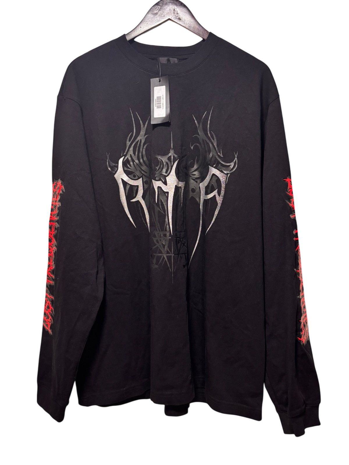 Mastermind Japan × Rta RTA Lawrence Long Sleeve Shirt Black Cyber Sigilism Mens XL Size US XL / EU 56 / 4 - 3 Thumbnail