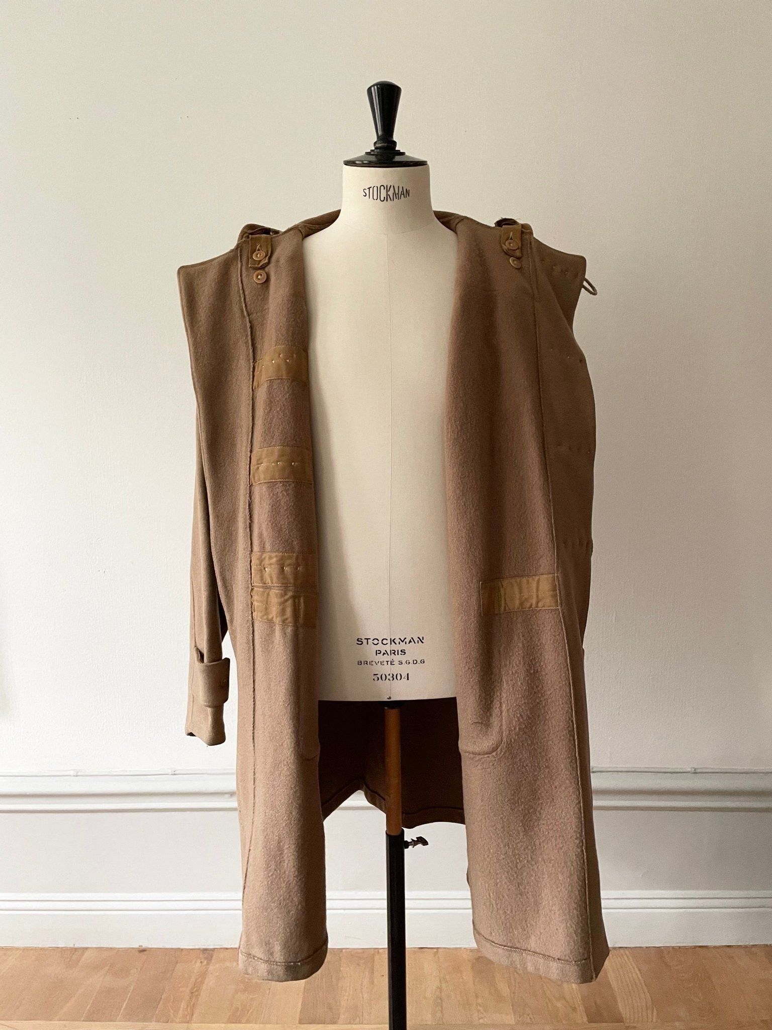 Vintage 1940's WWII British Royal Navy Duffel Coat - Large Size US L / EU 52-54 / 3 - 10 Thumbnail