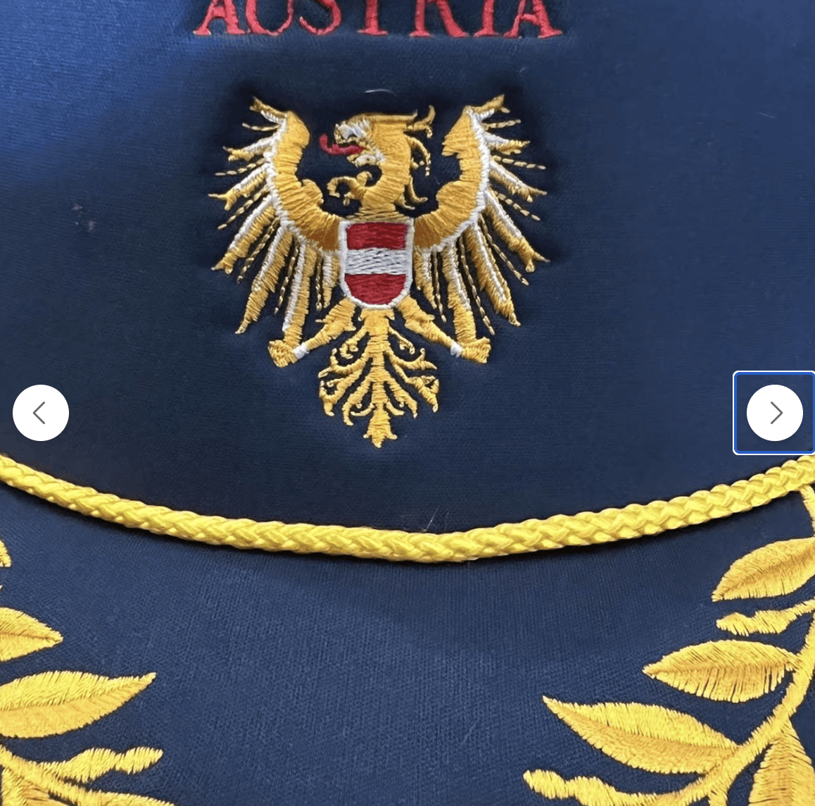 Gildan Austria Navy Blue Mens Adjustable Trucker Hat Size ONE SIZE - 4 Thumbnail