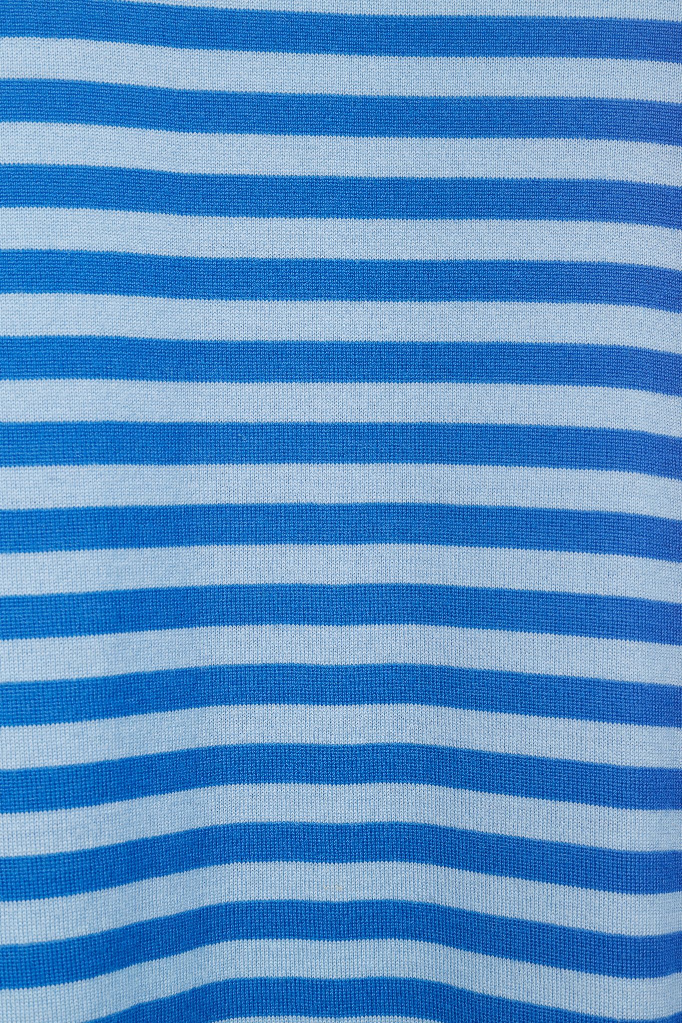 Akris Akris Punto Blue Striped Wool Sweater Size L / US 10 / IT 46 - 7 Thumbnail