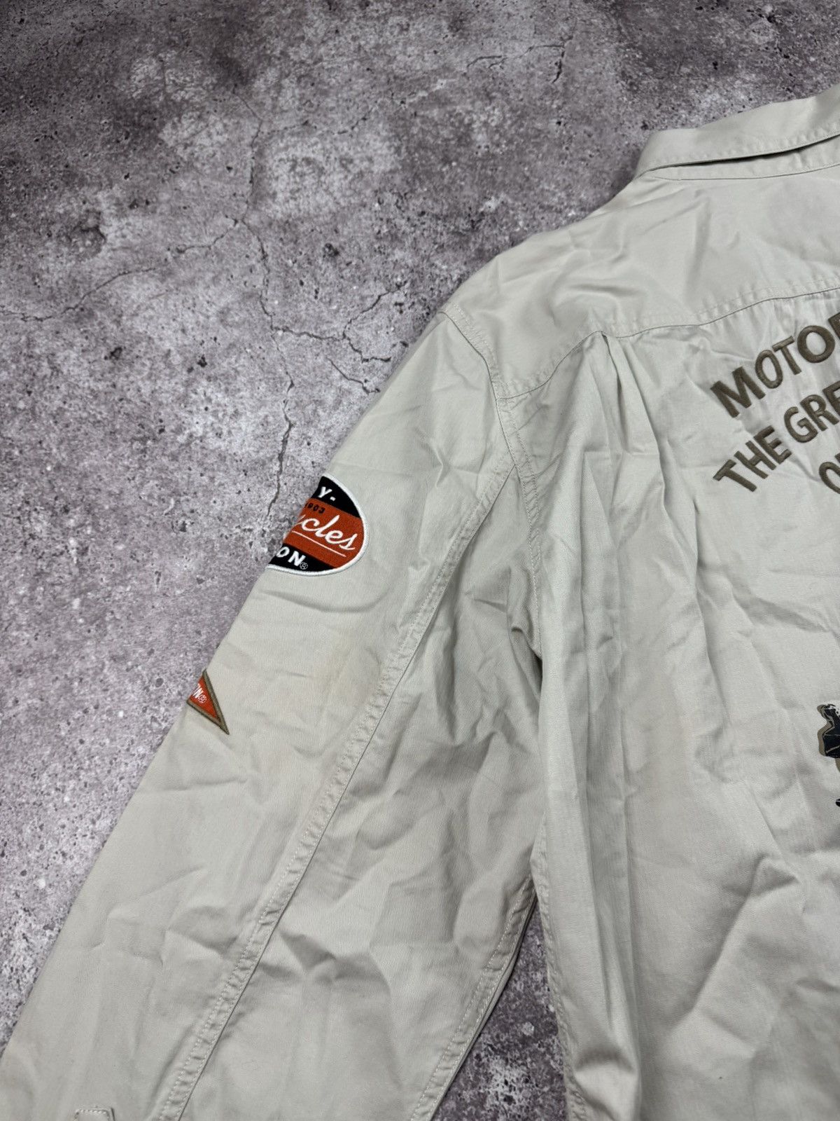 Harley Davidson Harley Davidson Motorcycles big logo Y2K Shirt long Sleeve Size US L / EU 52-54 / 3 - 4 Thumbnail