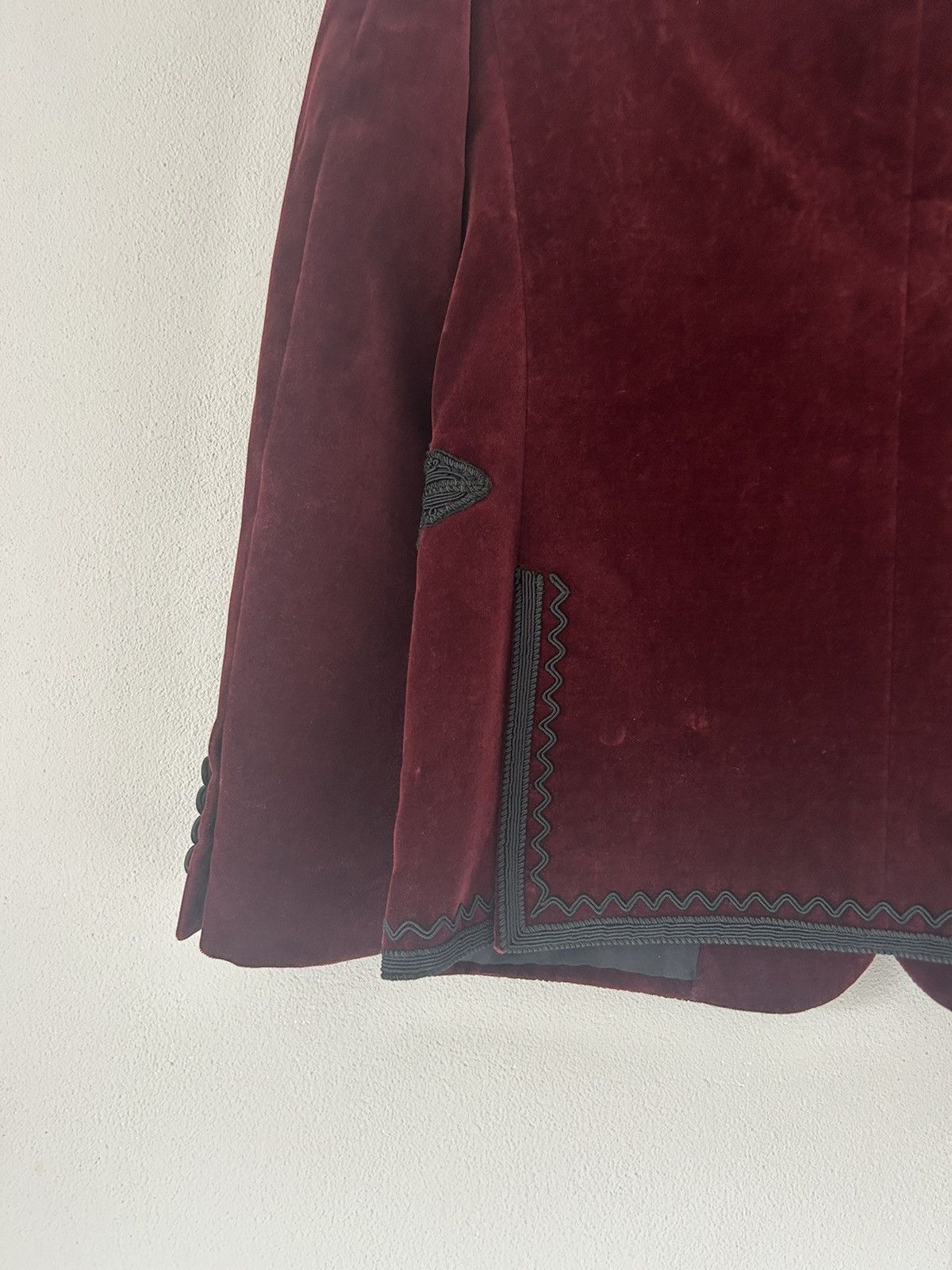 Saint Laurent Paris FW18 Saint Laurent Western Velvet Blazer rrp $4k Size US M / EU 48-50 / 2 - 13 Thumbnail