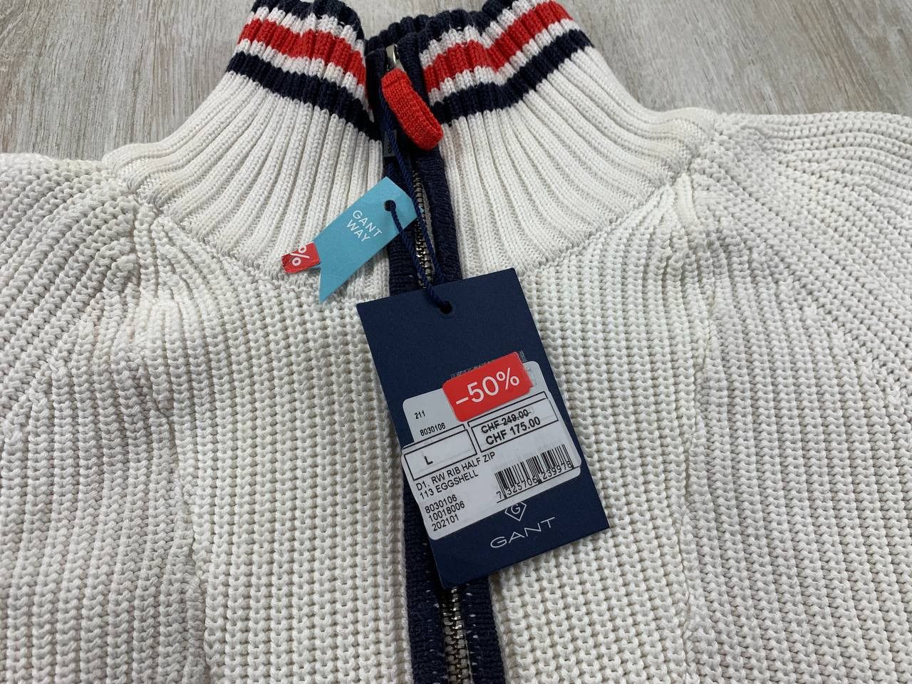 Designer × Gant Mens sweater GANT Size L Size US L / EU 52-54 / 3 - 6 Thumbnail