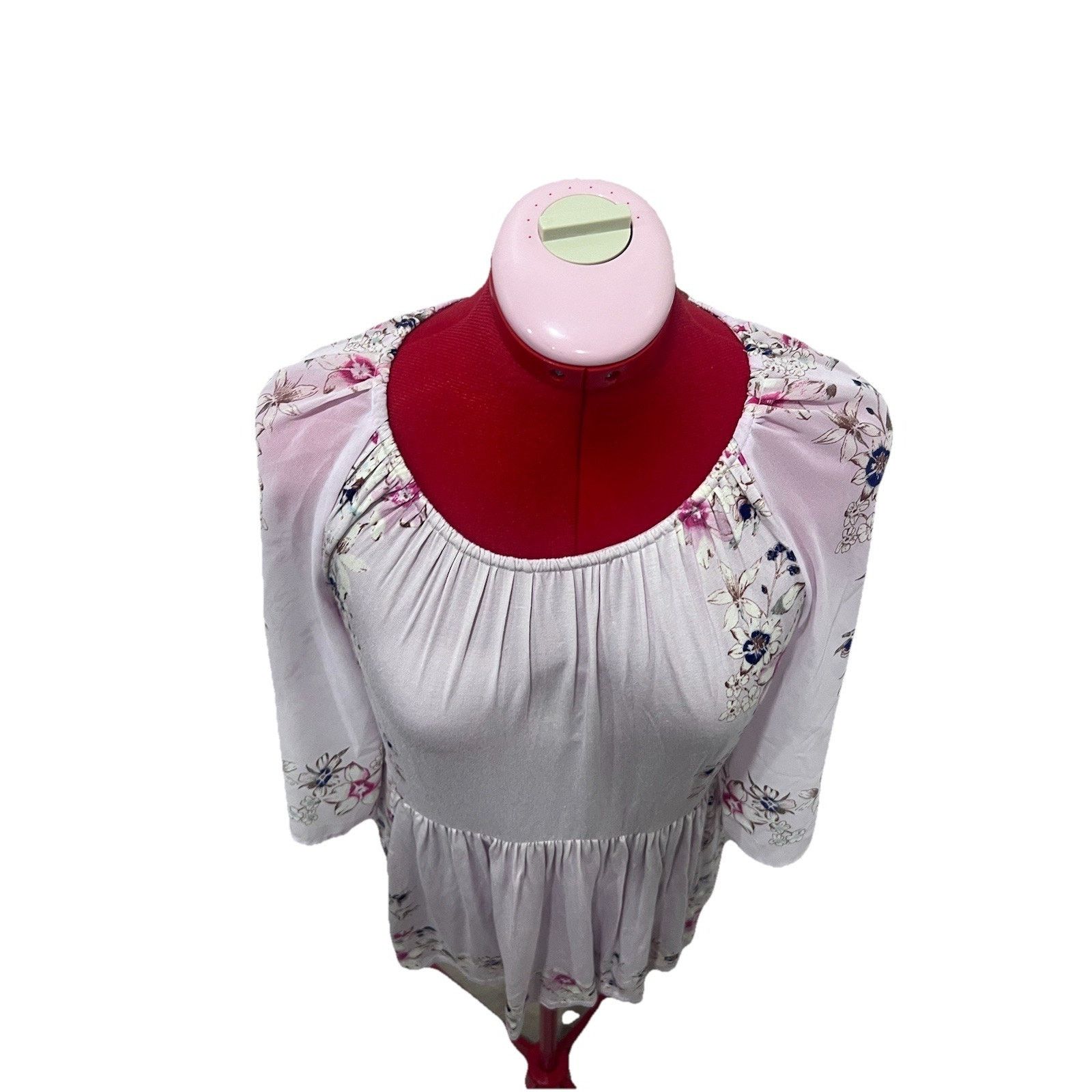 Anthropologie Anthropologie One September Pink Floral Garden Border Fairy Size XS / US 0-2 / IT 36-38 - 4 Thumbnail