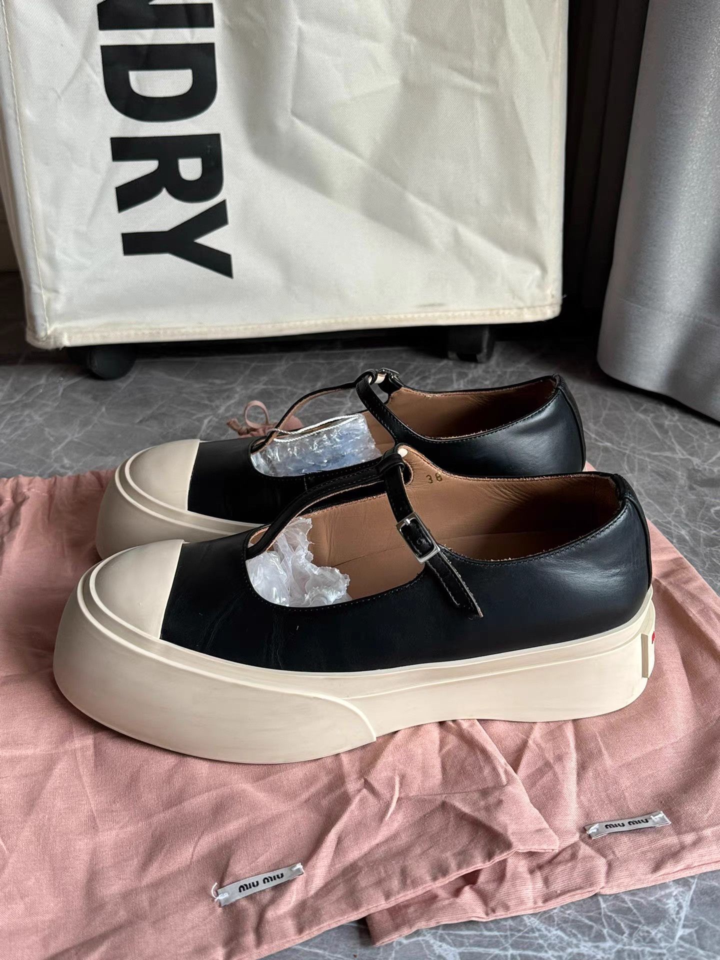 Marni Marni Pablo Platform Mary Jane Chunky Shoes K6 Size US 8 / IT 38 - 1 Thumbnail