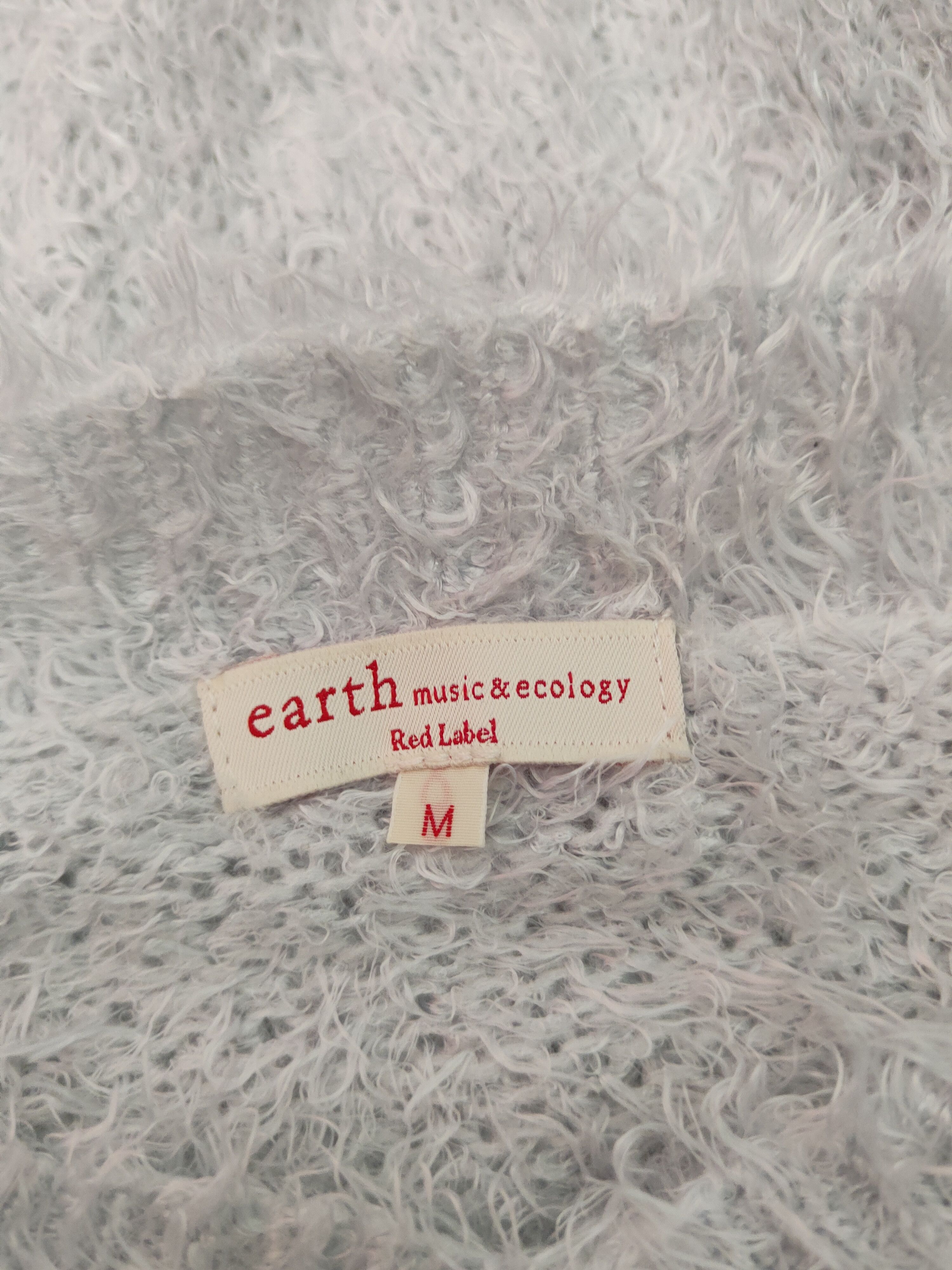 Japanese Brand × Vintage Earth Music & Ecology Light Blue Fur Mohair Knitwear #S1909 Size M / US 6-8 / IT 42-44 - 12 Thumbnail
