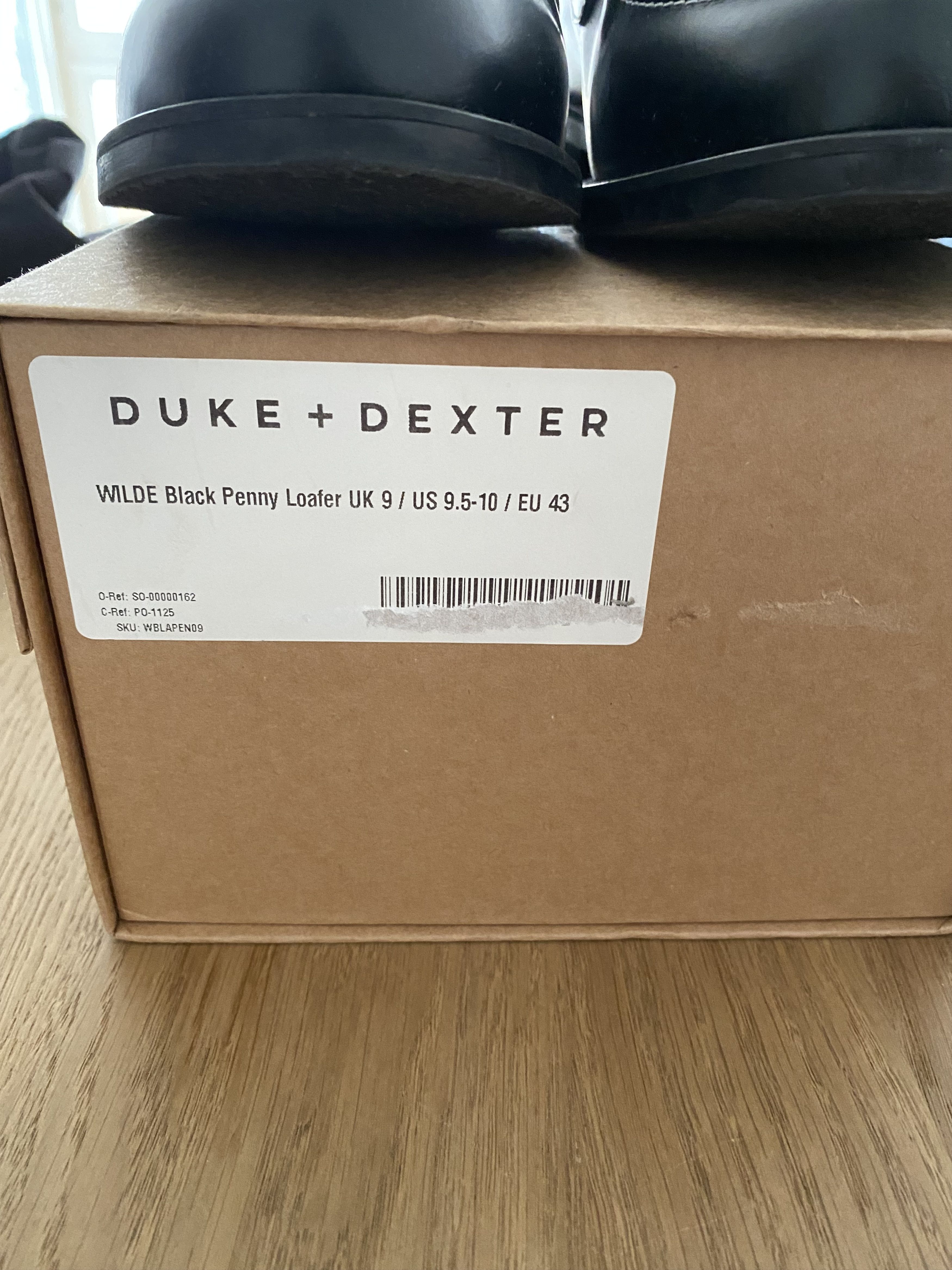 DUKE + DEXTER WILDE Black Penny Loafer Size US 10 / EU 43 - 3 Thumbnail
