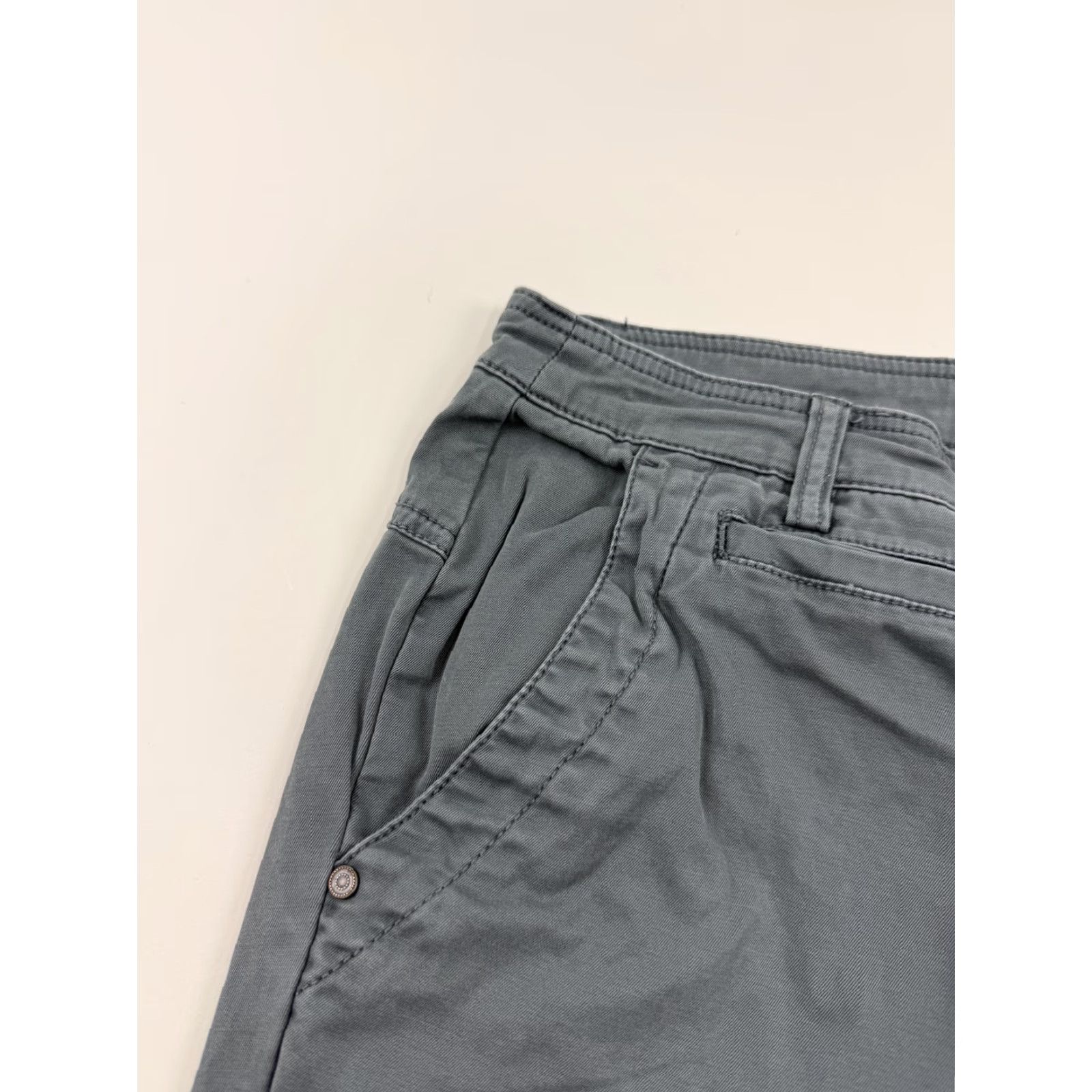 Orvis Orvis Pants Womens 8 Gray Pleated Chino Straight Leg Twill Stretch Casual Size 30" / US 8 / IT 44 - 3 Thumbnail