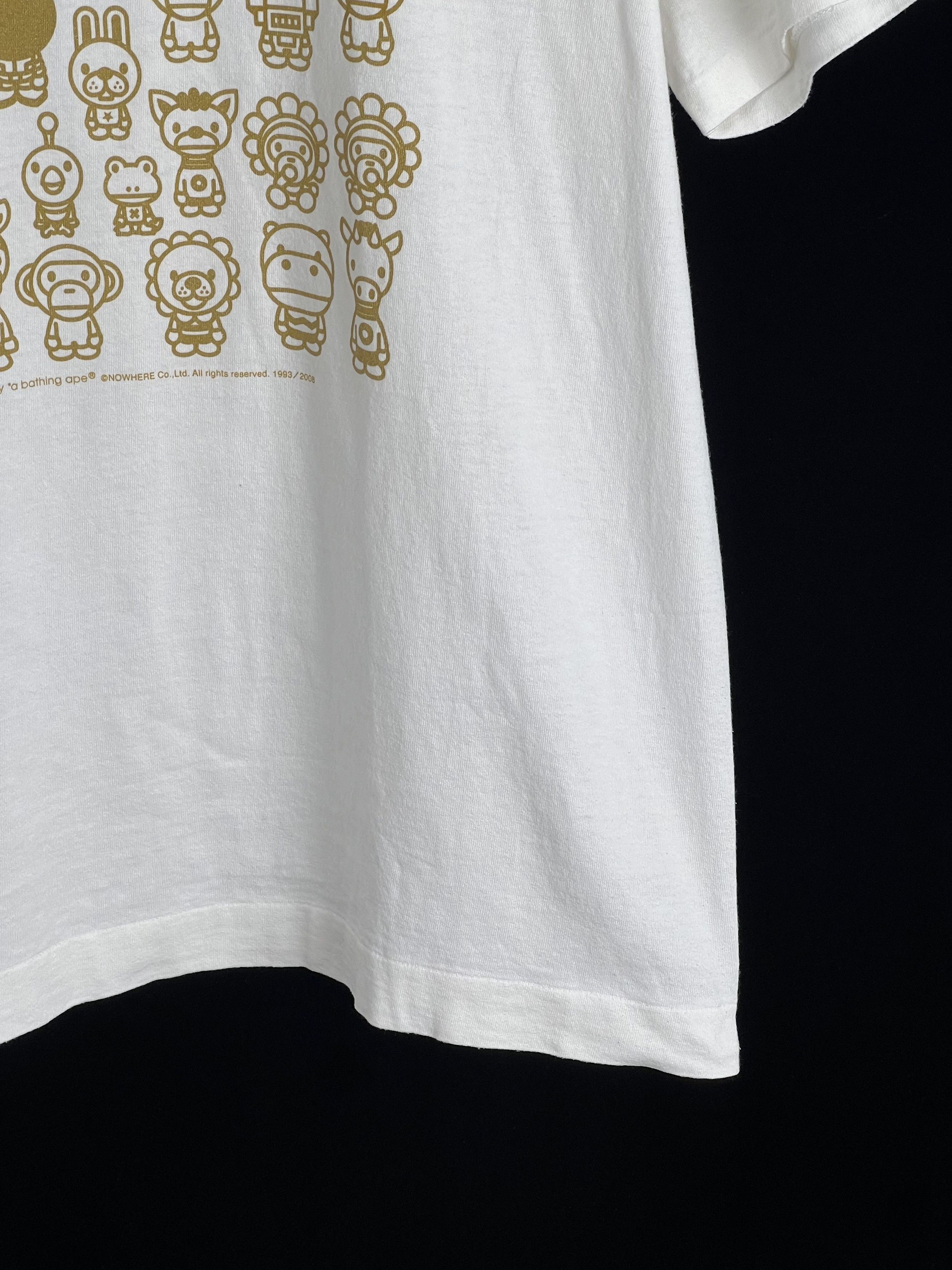 Bape RARE*BAPE ABC A To Z Tee Vintage Size US L / EU 52-54 / 3 - 3 Thumbnail