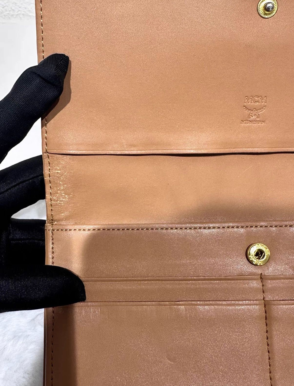 MCM MCM cognac trifold wallet J38 Size ONE SIZE - 7 Thumbnail