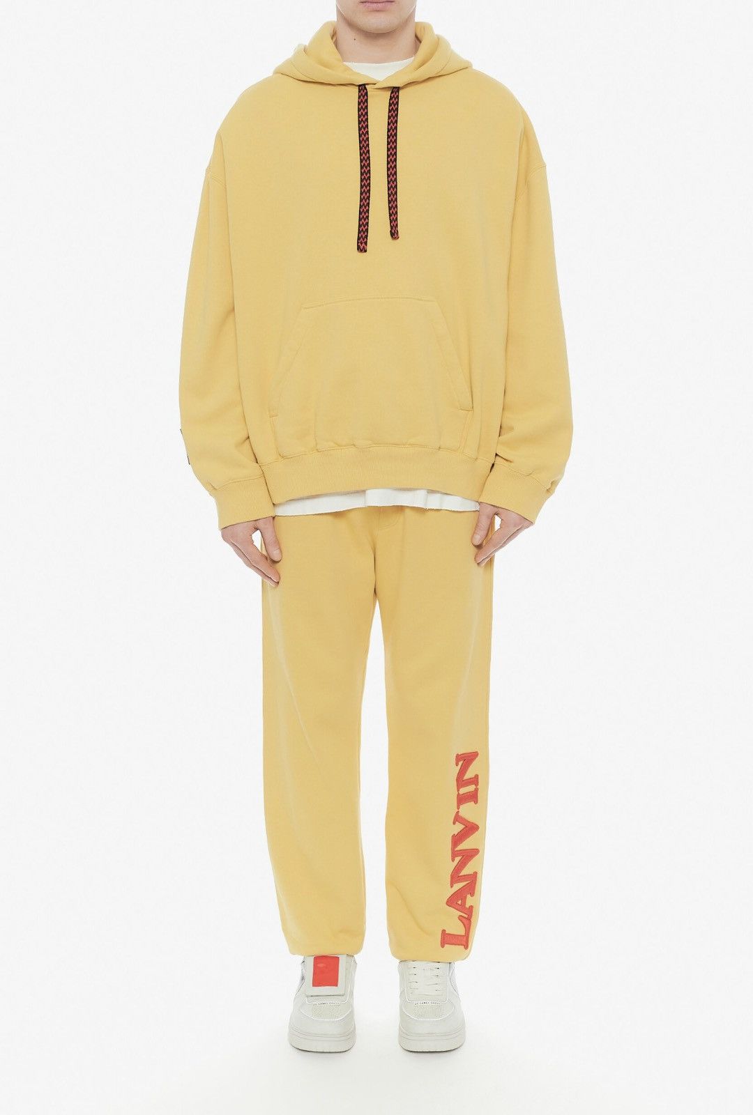 Future × Lanvin Last Size Lanvin x Future Logo Embroidered Cotton Hoodie Size US XL / EU 56 / 4 - 3 Thumbnail