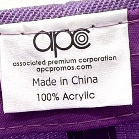 Vintage APC Hat Womens Adjustable Purple Haskell Horse Riding Racing Hook And Loop NEW Size ONE SIZE - 5 Thumbnail