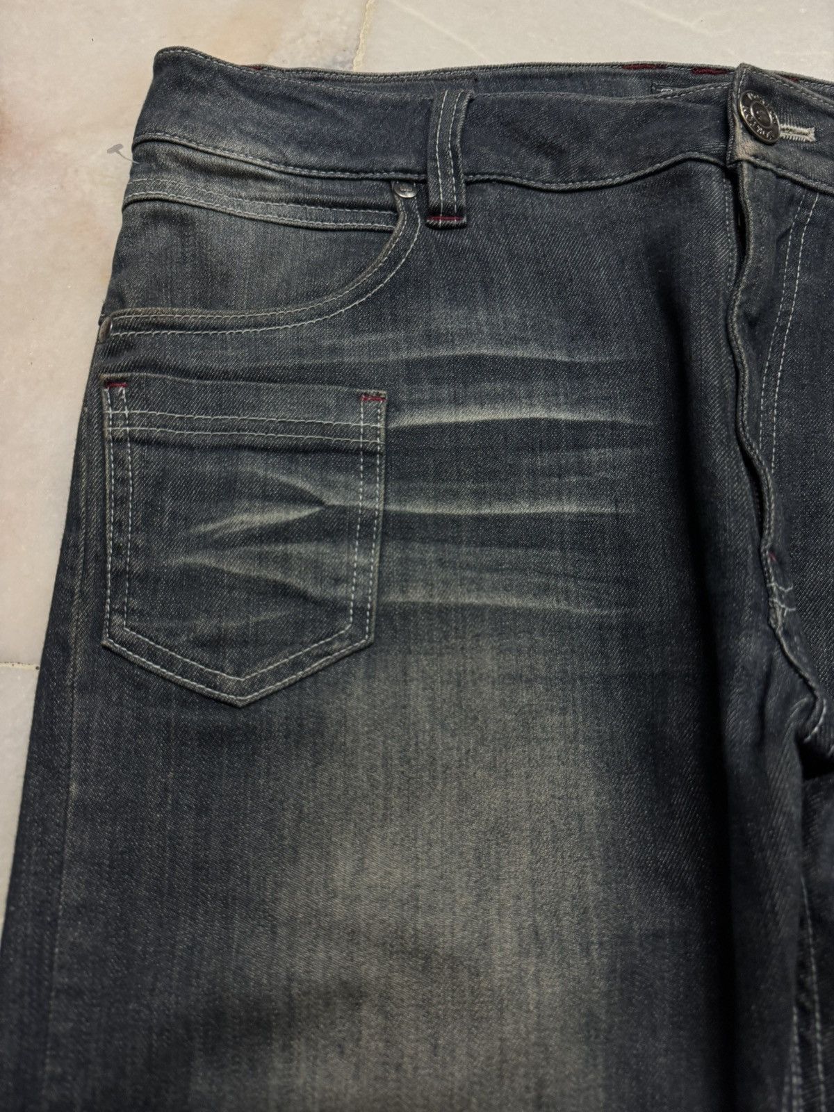 Norton VINTAGE NORTON RUSTY MUDWASH SLIM BACK LOGO EMBROIDERY JEAN Size US 36 / EU 52 - 4 Thumbnail
