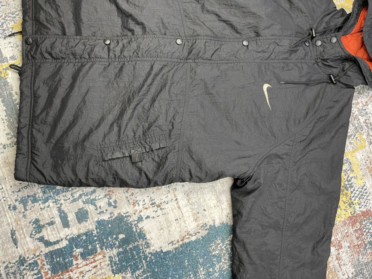 Nike Vtg 90s NIKE Big Swoosh Thick Quilted Coach Jacket Size US L / EU 52-54 / 3 - 6 Thumbnail