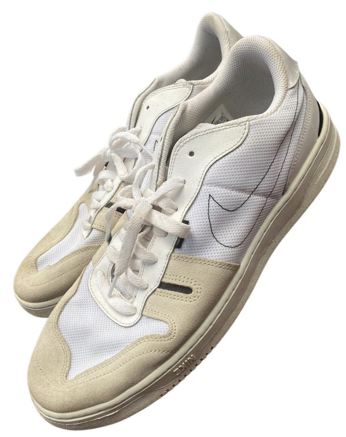 Nike Title: Nike N.354 Squash Type LX White Beige Sneakers Sz.12 Size US 12 / EU 45 - 2 Thumbnail