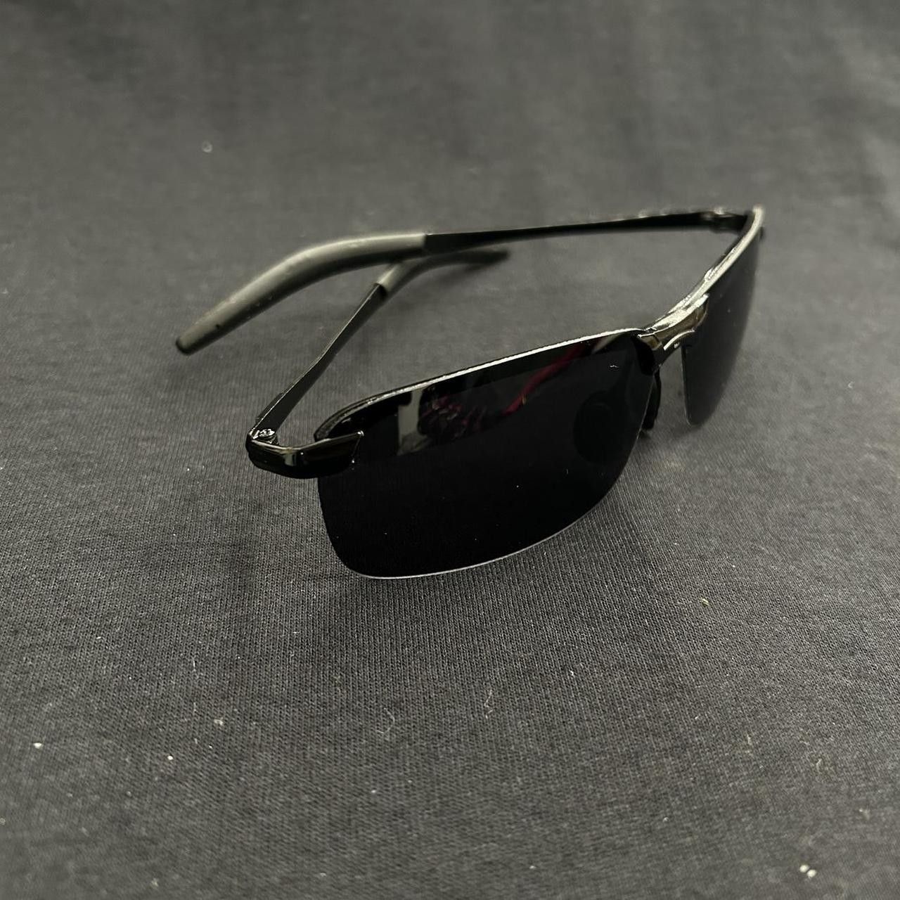 Japanese Brand × Vintage Y2K 2000s Style Black Cycling Opium Hip Hop Sunglasses Size ONE SIZE - 2 Thumbnail