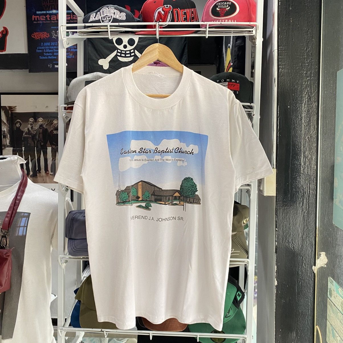 🔥RELIGION🔥 Vintage Holy Bible Baptist Church Tee