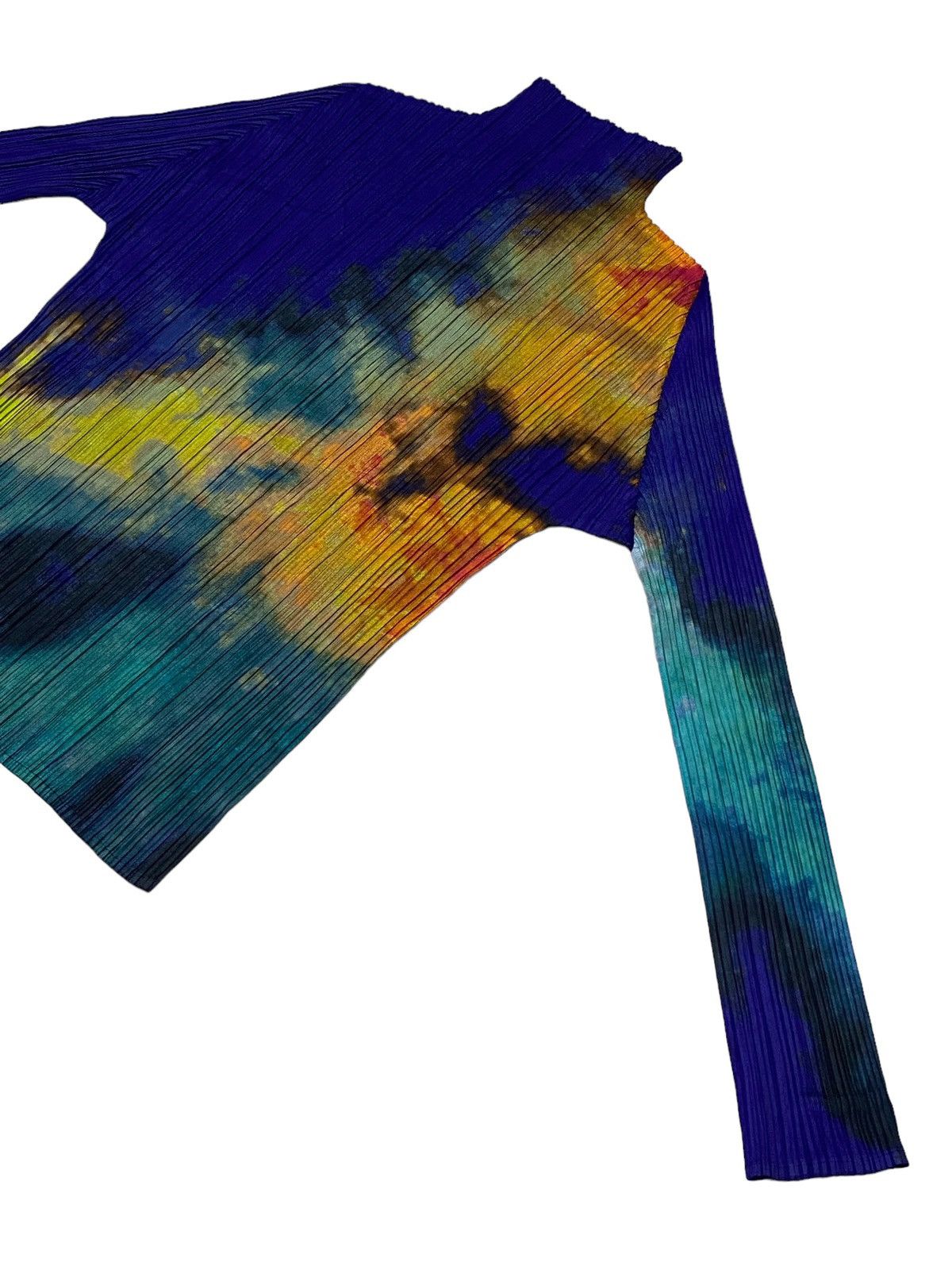 Issey Miyake × Pleats Please Issey Miyake Pleats Please Pleated Tie Dye Gradation Top Size M / US 6-8 / IT 42-44 - 20 Thumbnail