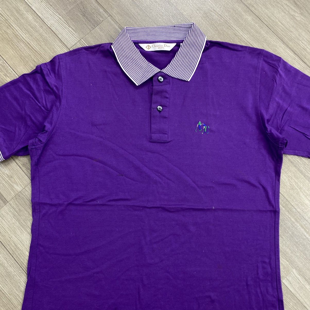 Christian Dior Monsieur Vintage Christian Dior Sport Embroidery Logo Polo Shirt Size US M / EU 48-50 / 2 - 2 Thumbnail