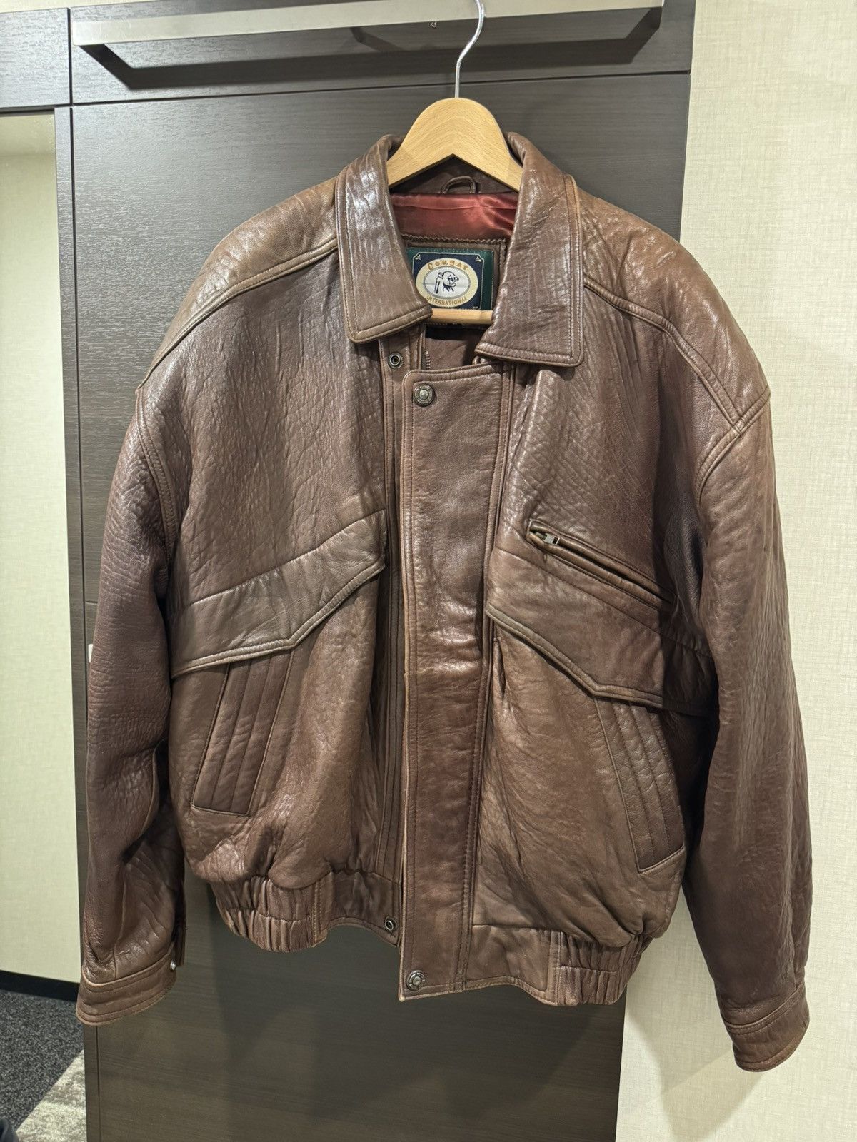 Vintage “Vintage Rare Genuine Leather Bomber Jacket Size US M / EU 48-50 / 2 - 1 Thumbnail