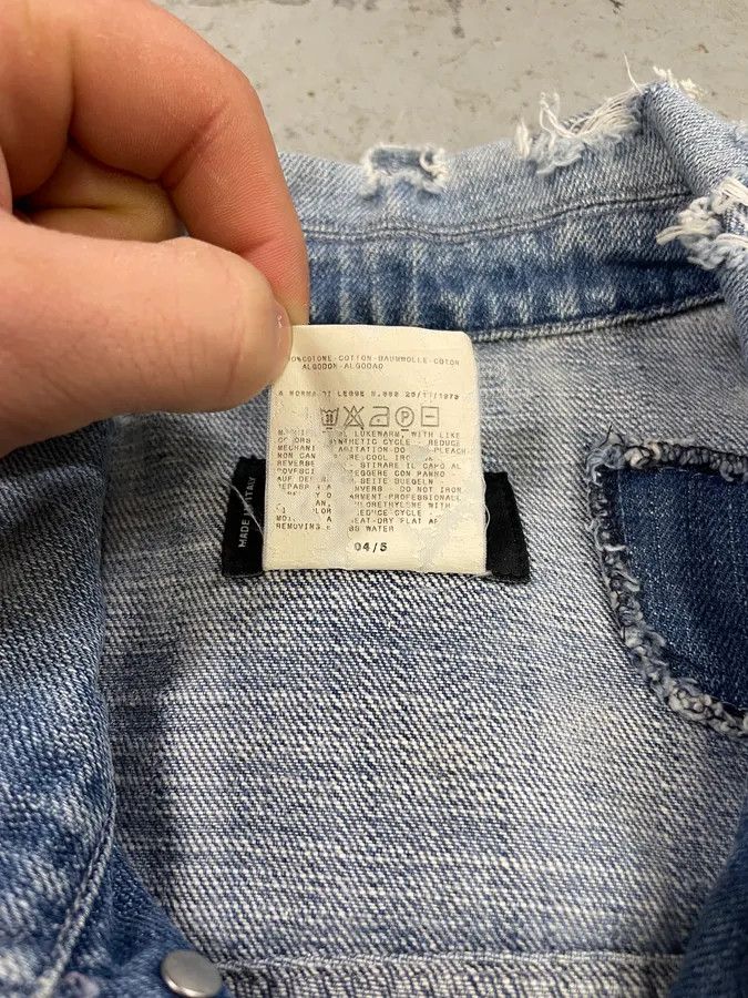 Dolce & Gabbana Dolce & Gabbana Destroyed Denim Jacket Size US M / EU 48-50 / 2 - 13 Thumbnail