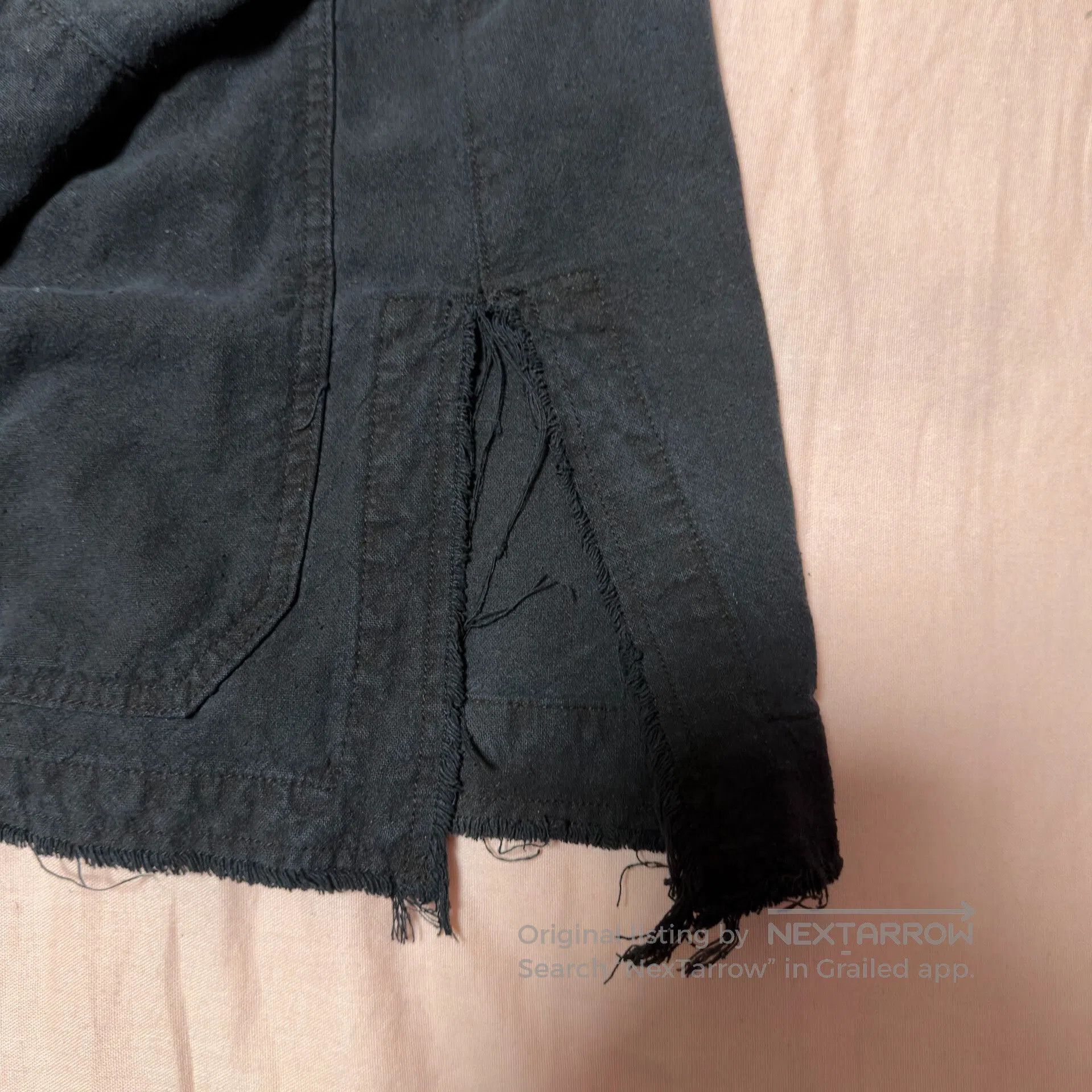 ANACHRONORM ANCELLM Distressed Cardigan Jacket. Size US S / EU 44-46 / 1 - 4 Thumbnail