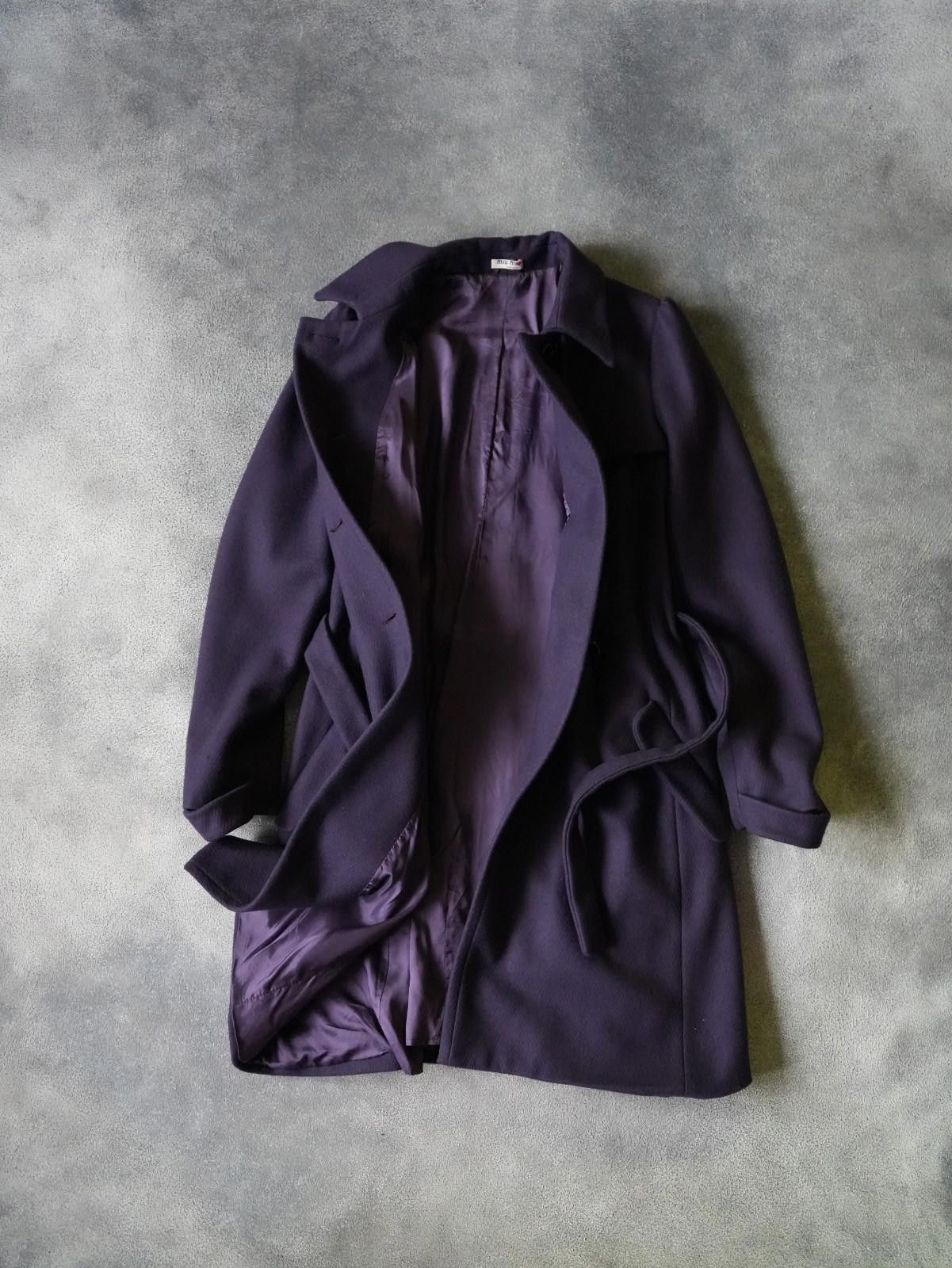 Miu Miu FW2008 Miu Miu Wool Belted Coat Front Yoke VINTAGE Size S / US 4 / IT 40 - 11 Thumbnail